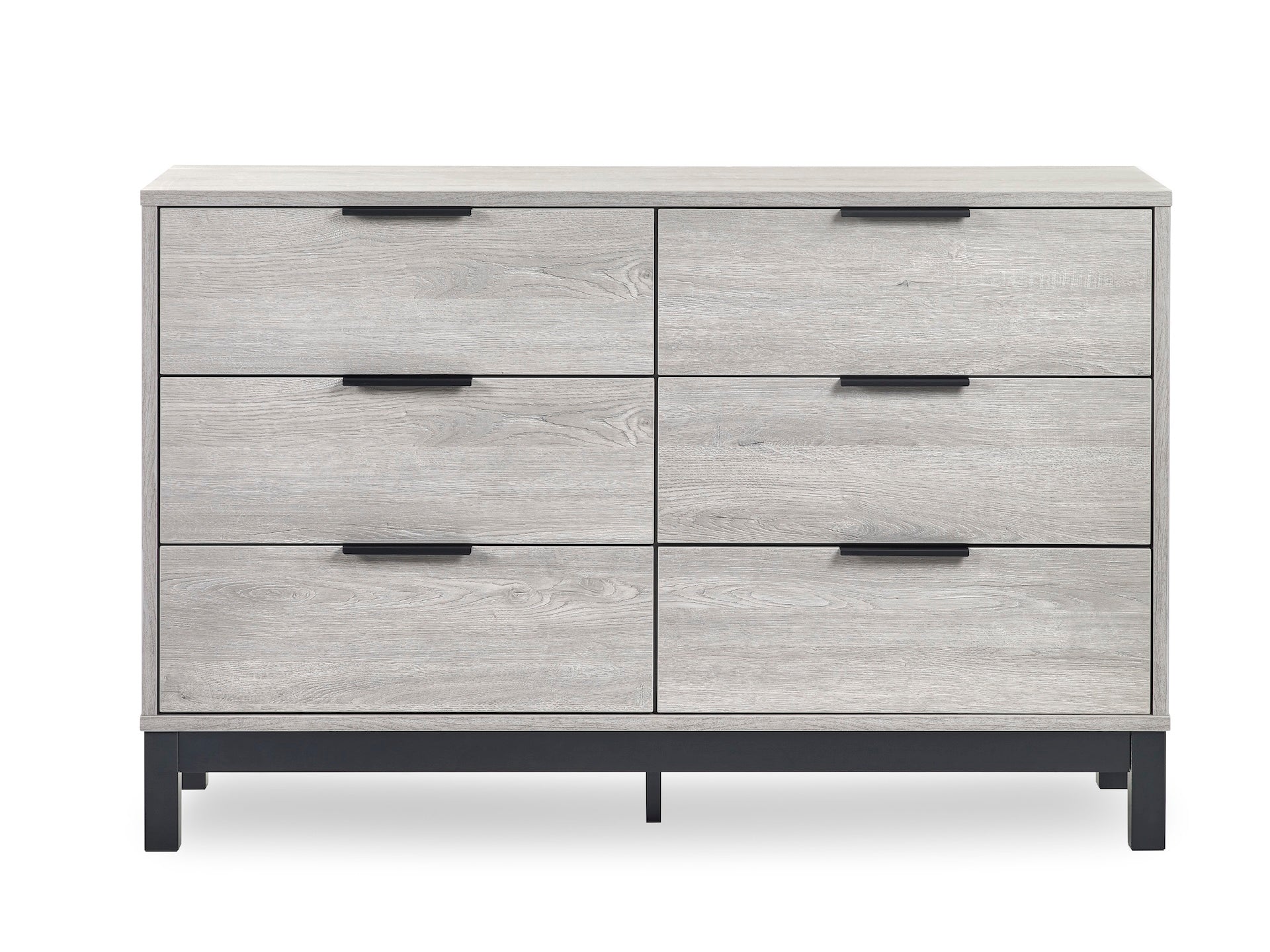 Bali 6 Drawer Wide Chest - Grey Oak