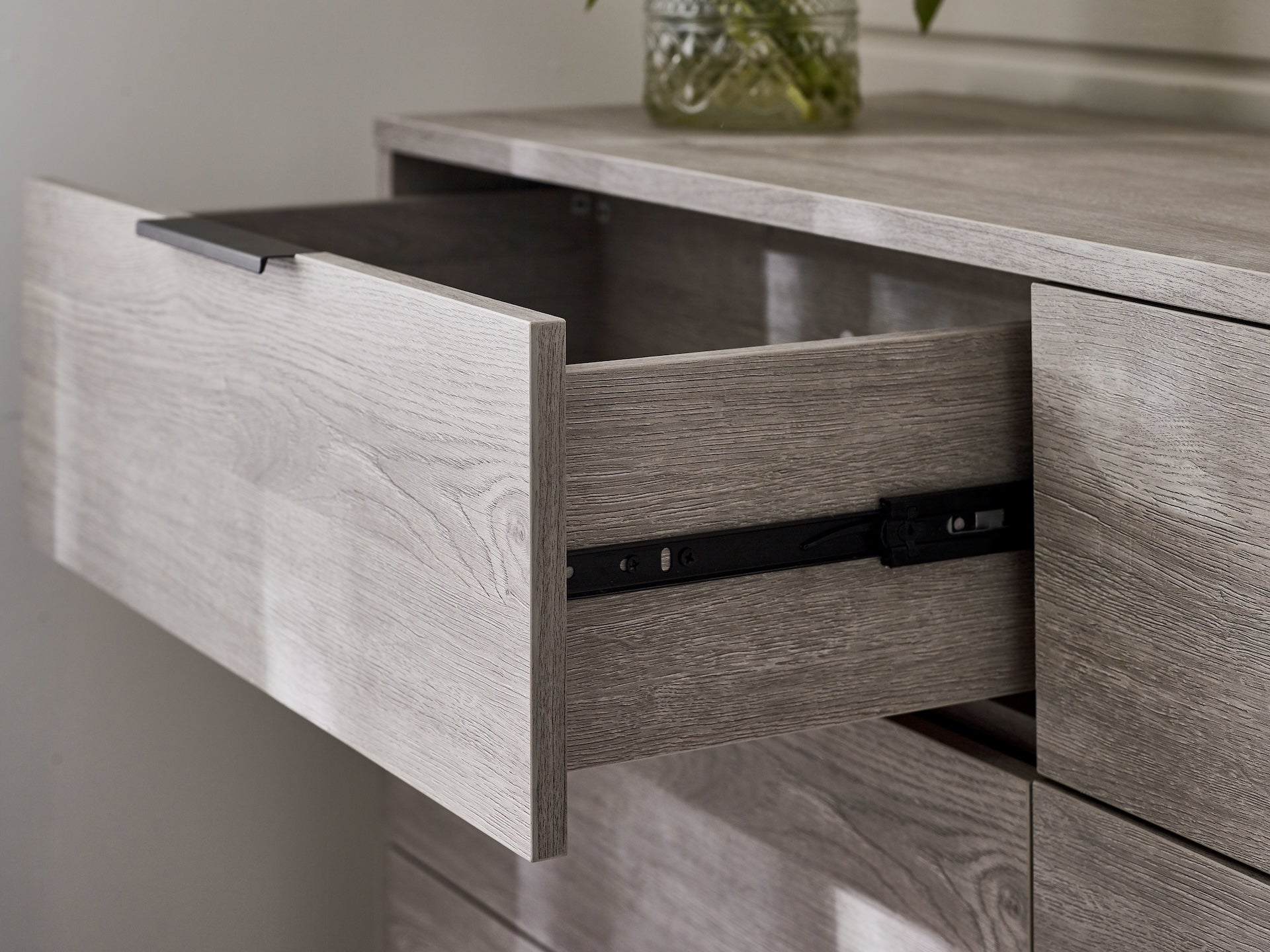 Bali 6 Drawer Wide Chest - Grey Oak