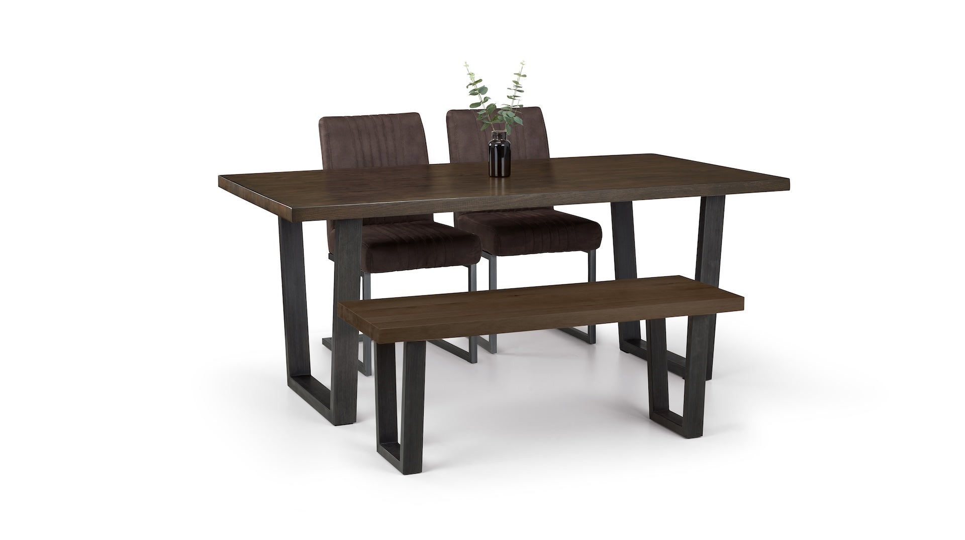 Brooklyn Dining Table - Dark Oak