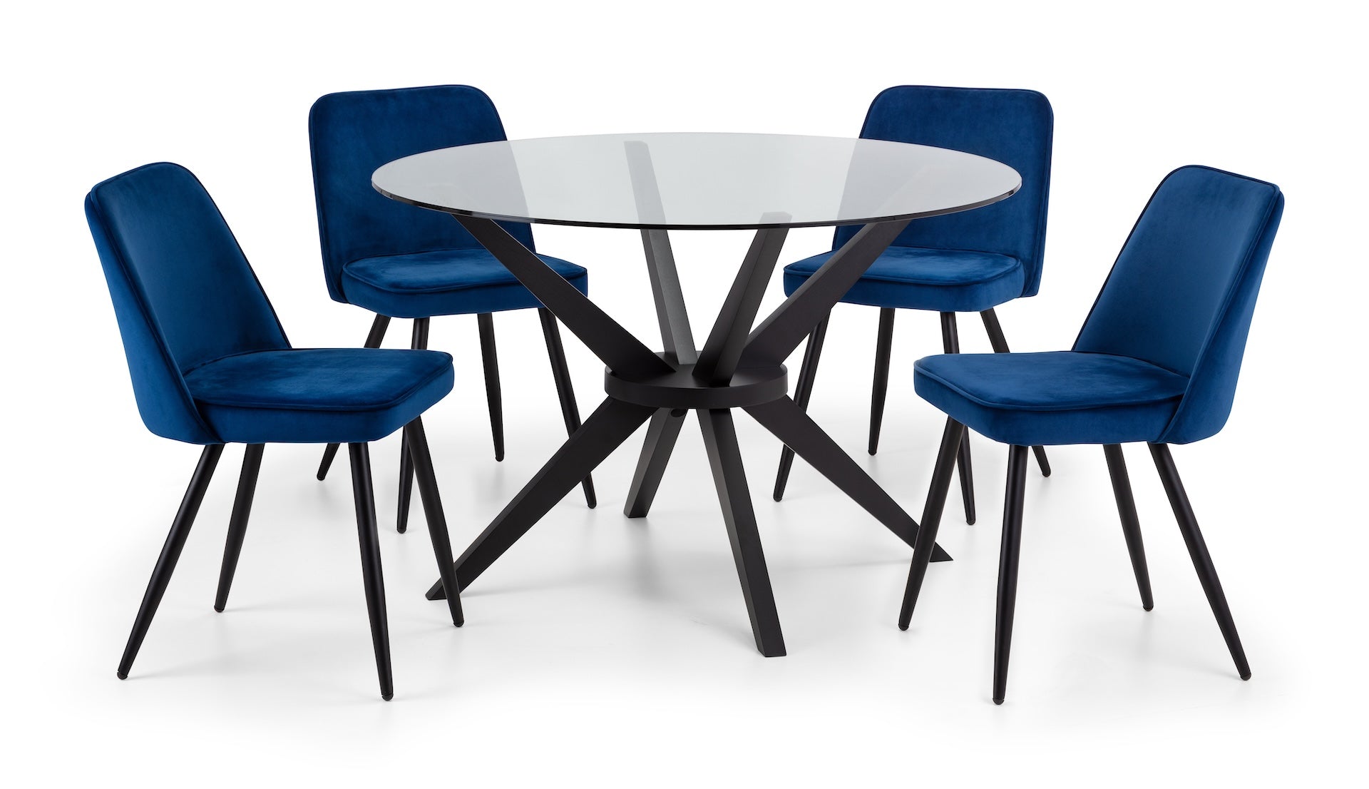 Burgess Dining Chairs - Blue (Set of 2)