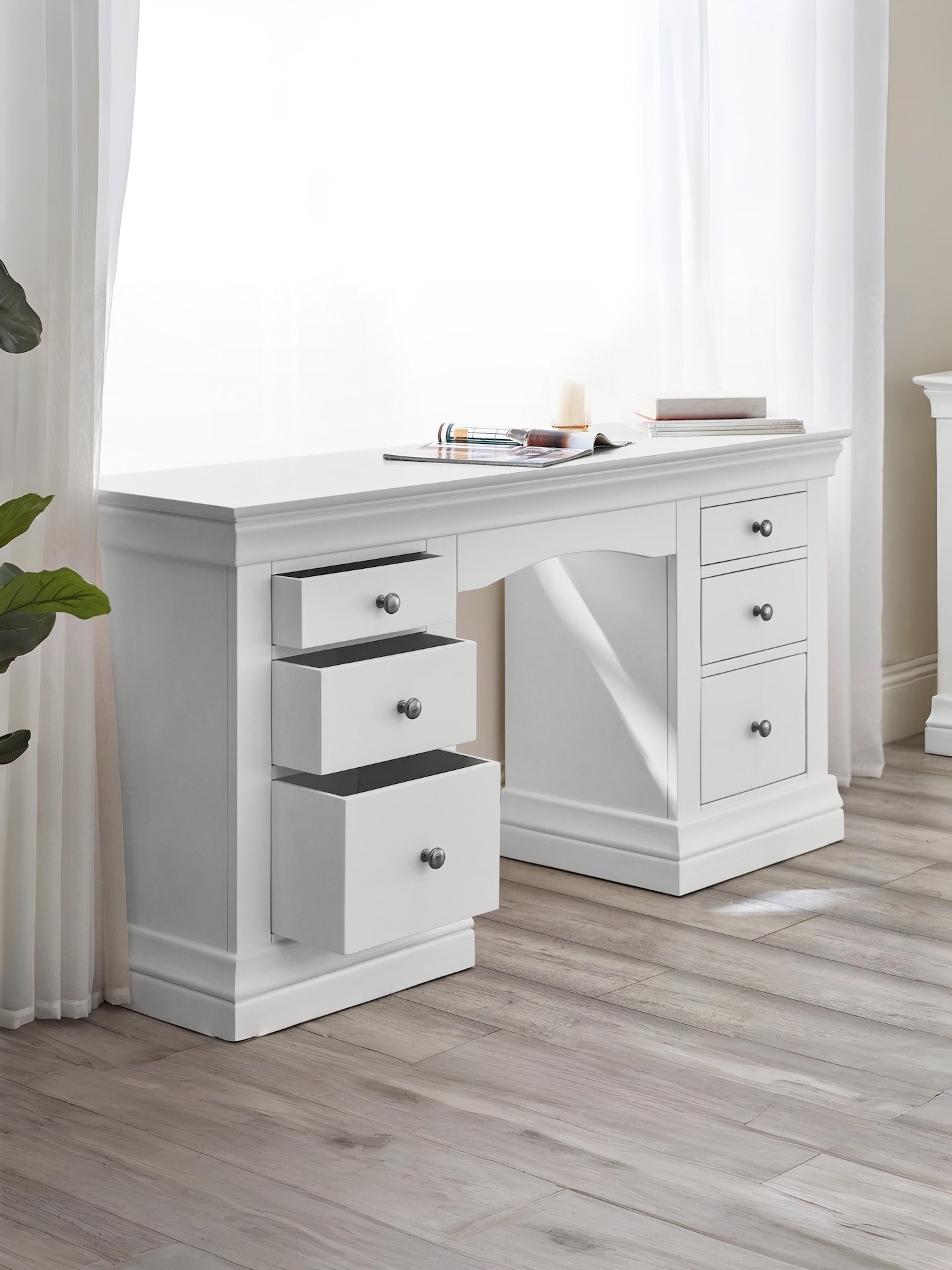 Clermont Dressing Table - Surf White