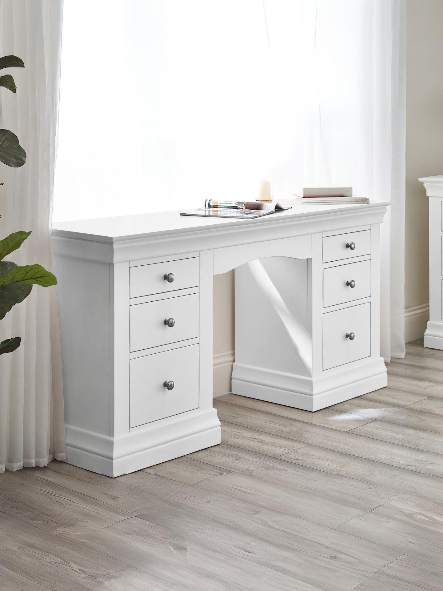 Clermont Dressing Table - Surf White
