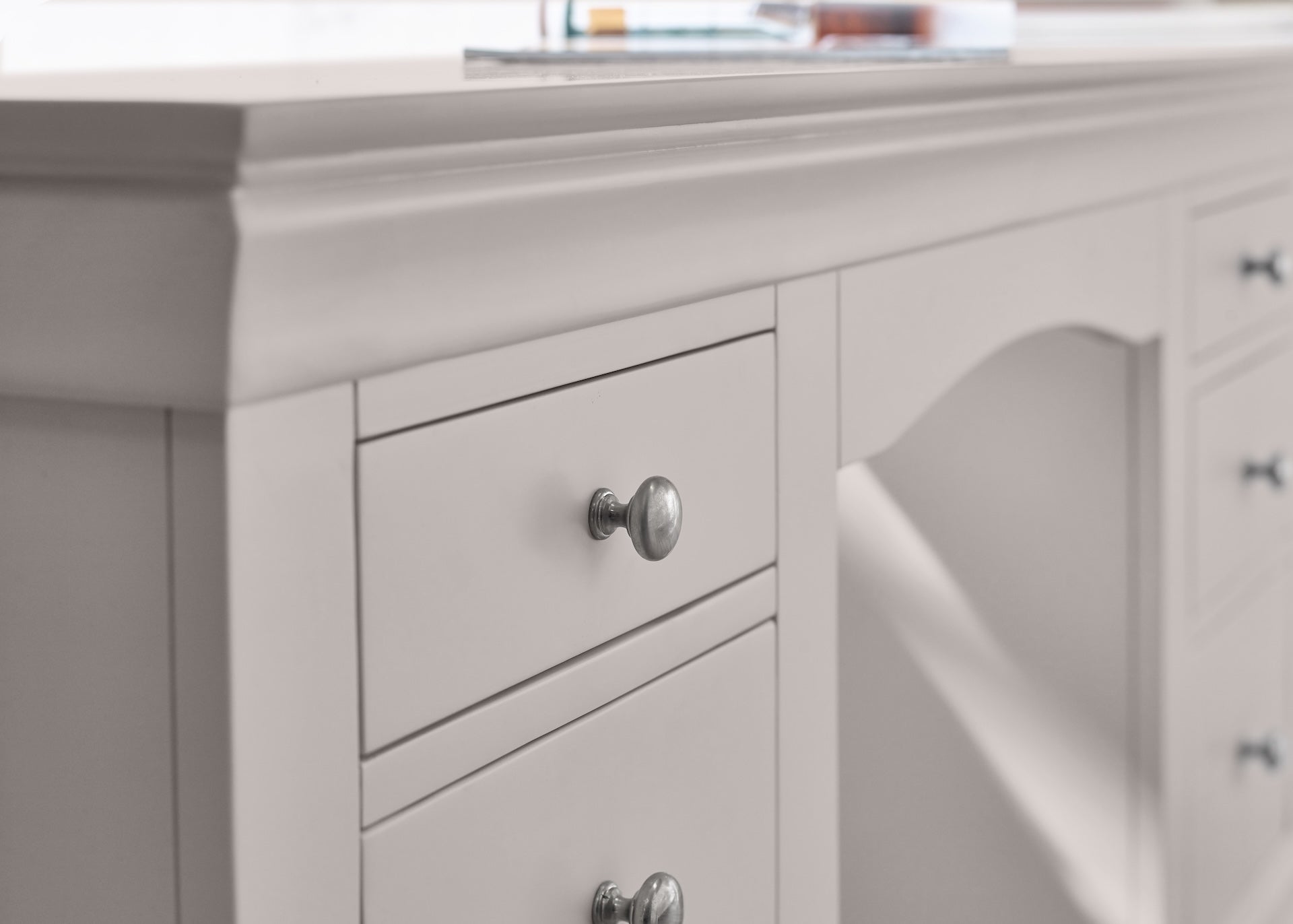 Clermont Dressing Table - Light Grey
