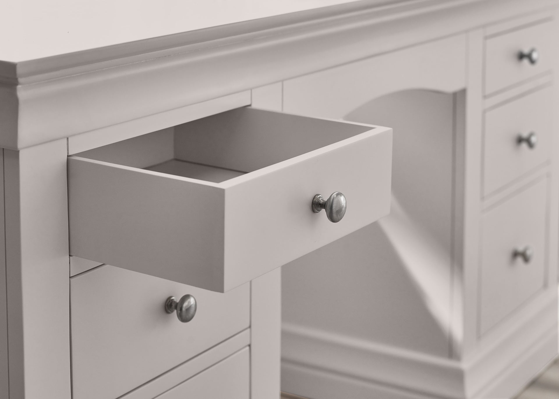Clermont Dressing Table - Light Grey
