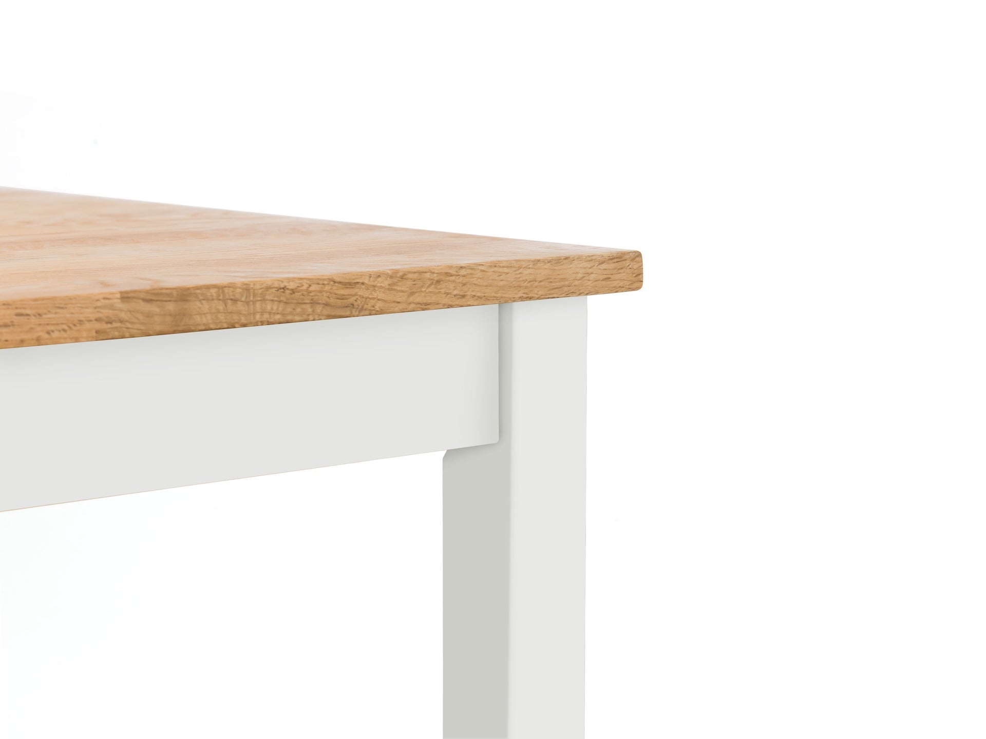 Coxmoor 75cm Square Dining Table - Ivory & Oak