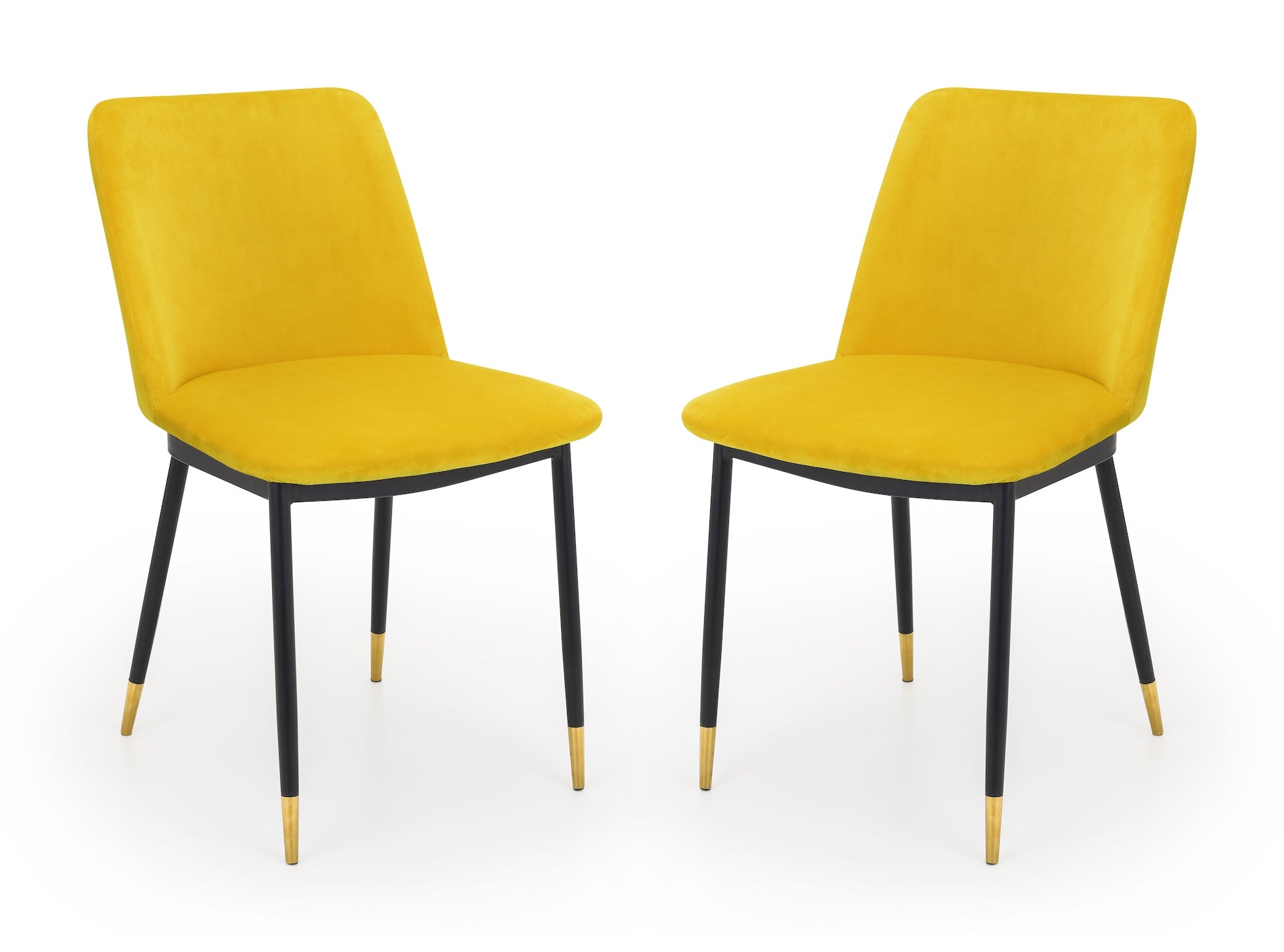 Delaunay Dining Chairs - Mustard (Set Of 2)