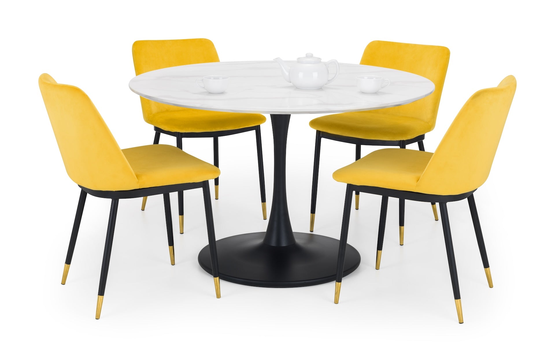 Delaunay Dining Chairs - Mustard (Set Of 2)