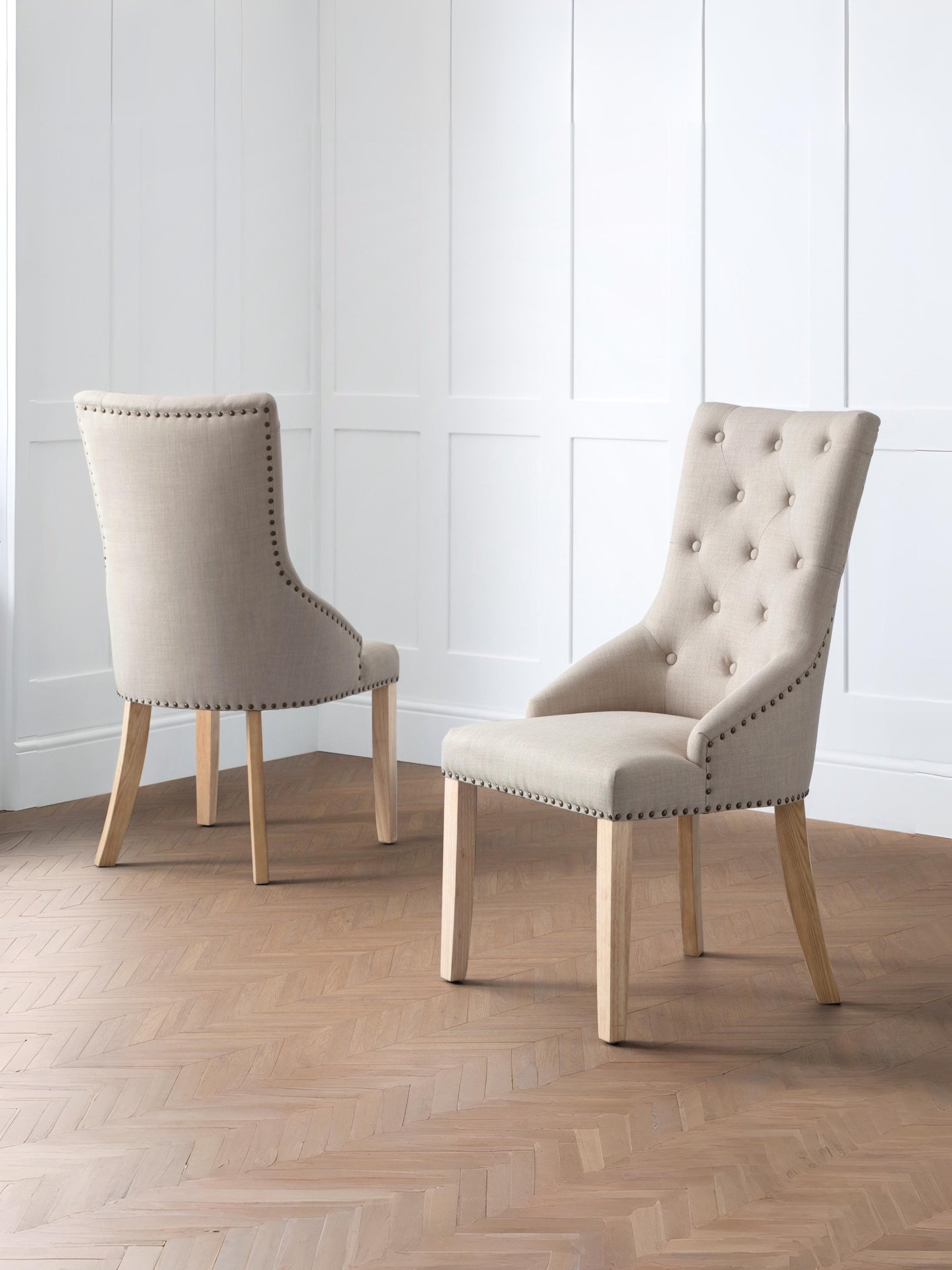 Loire Button Back Chairs (Set of 2)