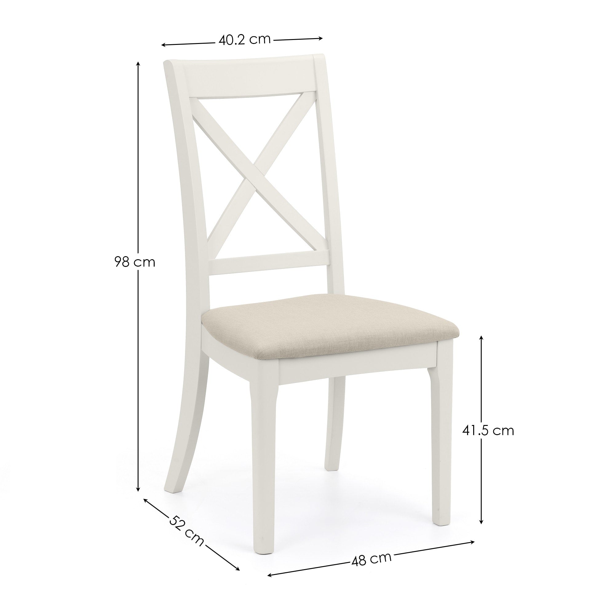 Provence Dining Chairs - Grey (Set Of 2)