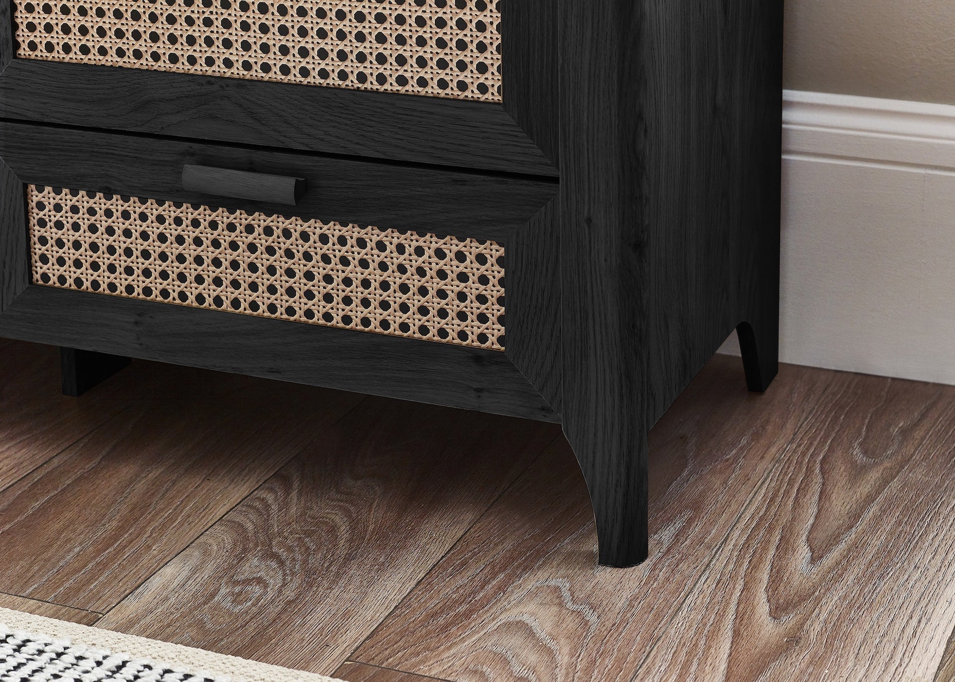 Sydney 6 Drawer Wide Chest - Black Ash