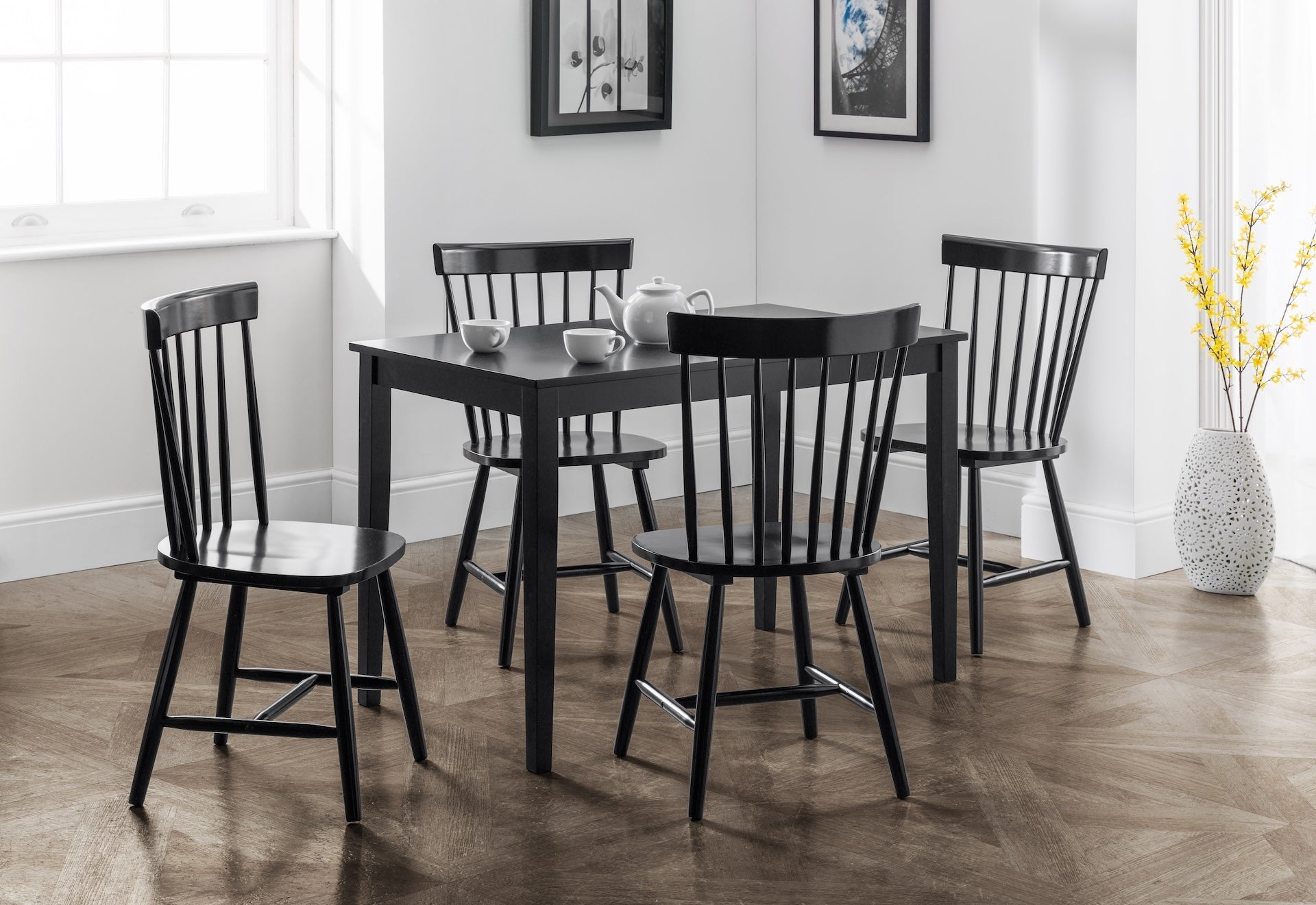 Torino Black Chairs (Set Of 4)