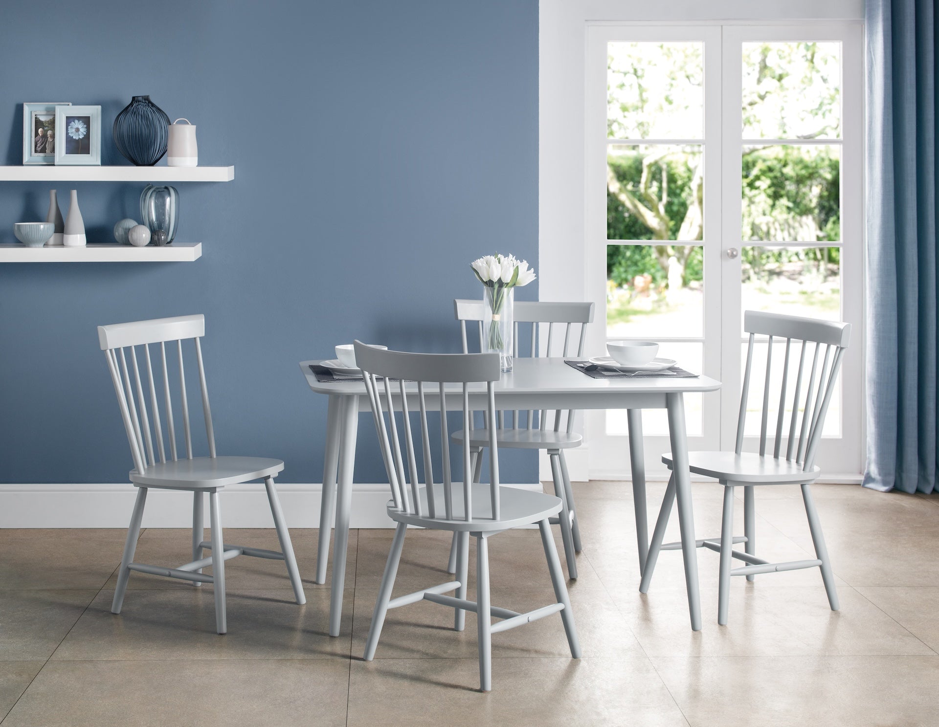 Torino Grey Chairs (Set of 4)