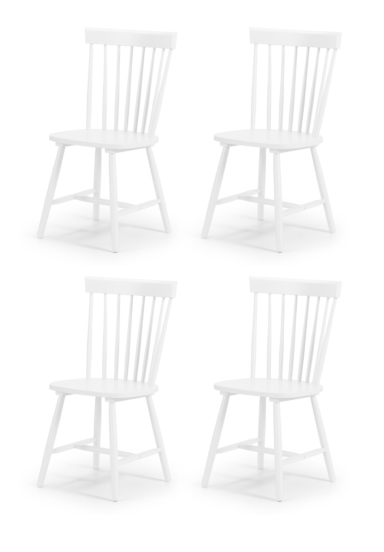 Torino White Chairs (Set Of 4)