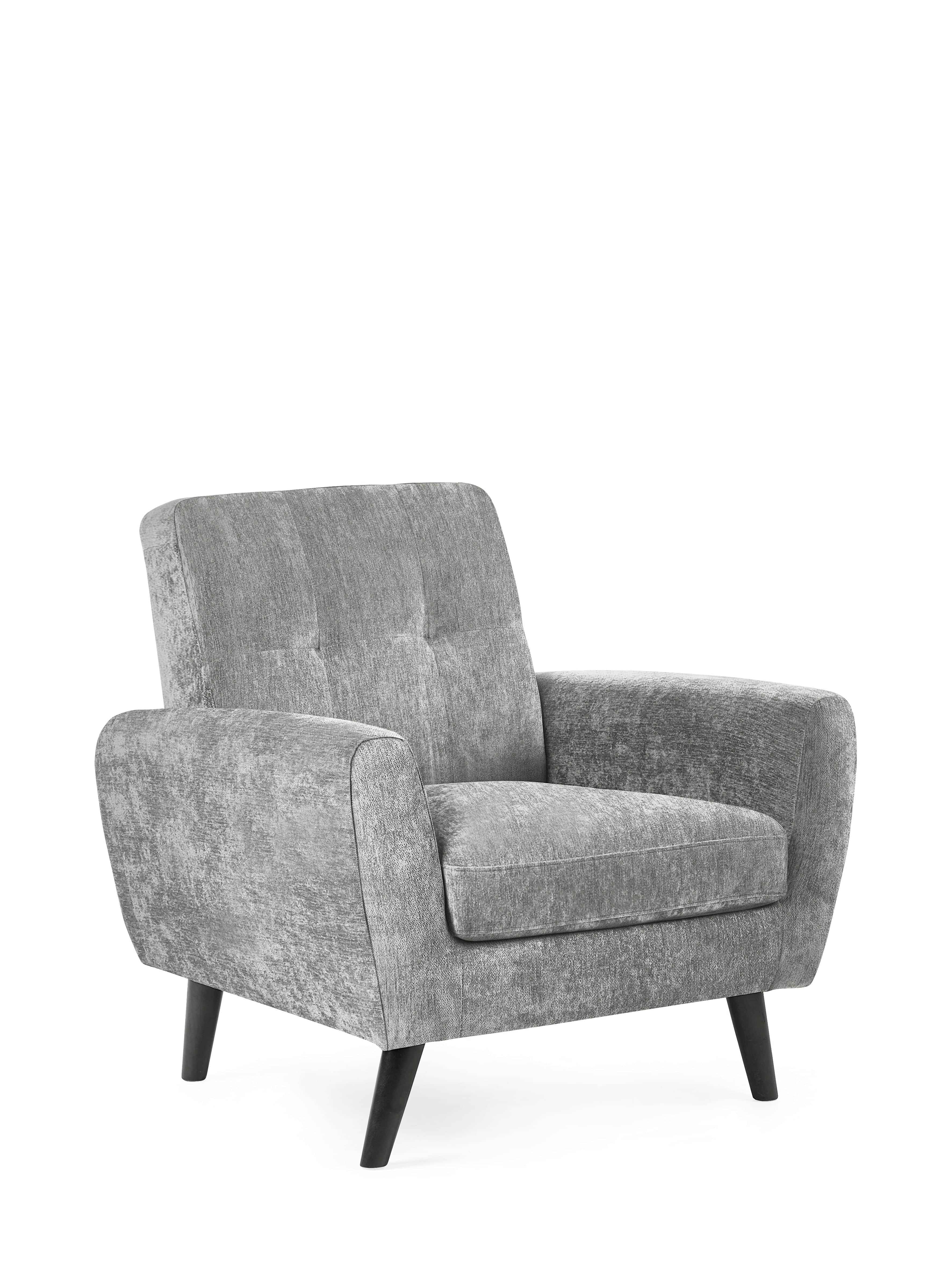 Julian Bowen Armchair Monza Chair - Dove Bed Kings