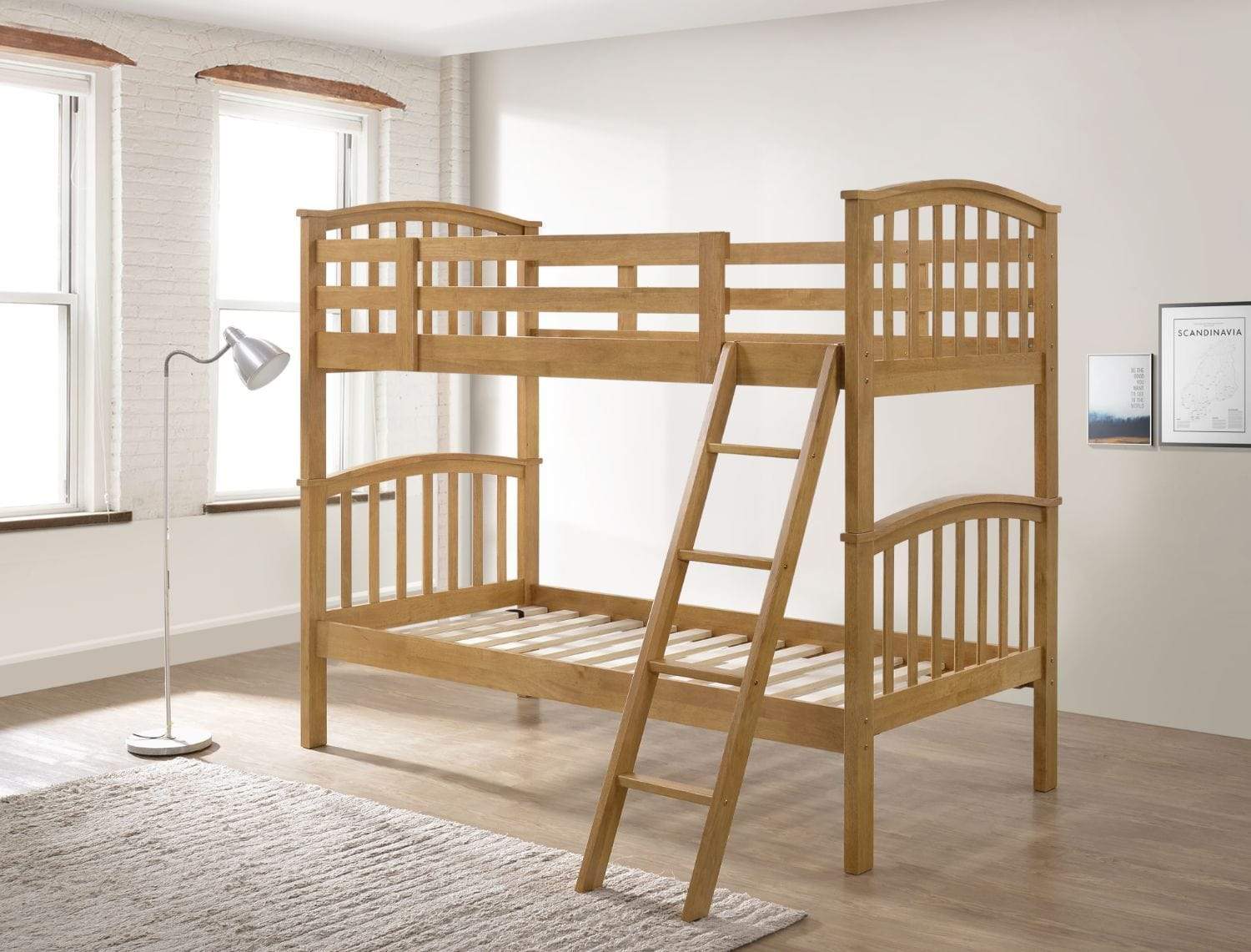 Artisan Bed Company Bunk Bed George 2 In 1 Oak Bunk Bed