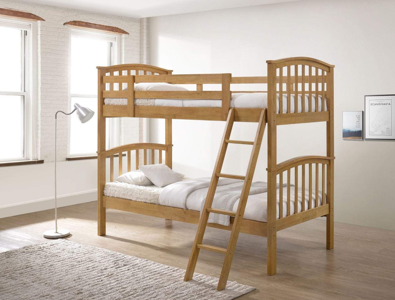 Artisan Bed Company Bunk Bed George 2 In 1 Oak Bunk Bed