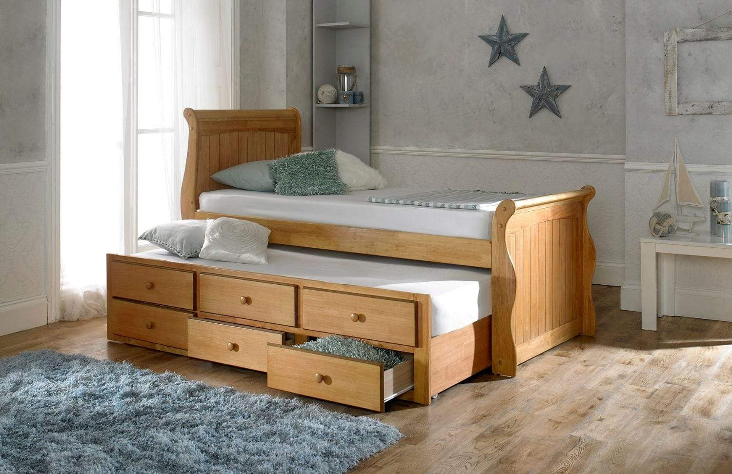 Artisan Bed Company Cabin Bed Captain Bed - Oak