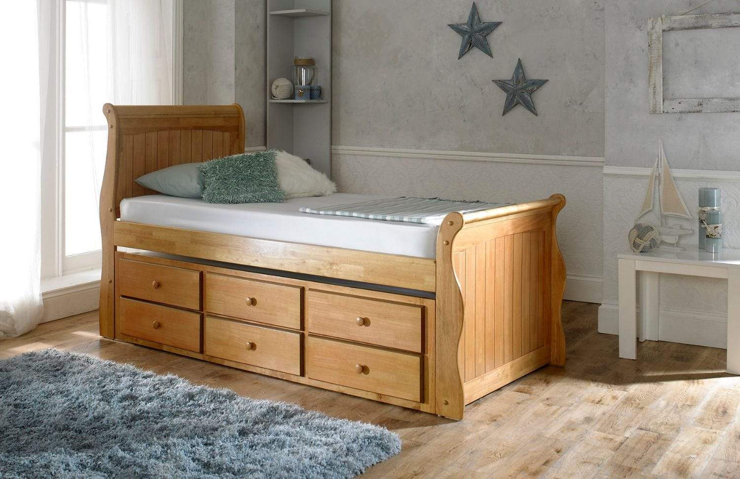 Artisan Bed Company Cabin Bed Captain Bed - Oak