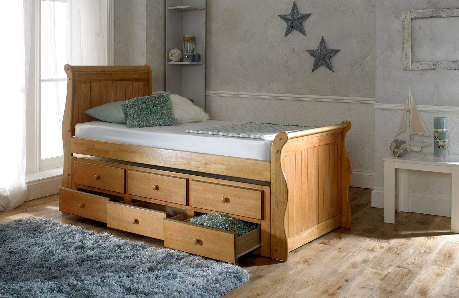 Artisan Bed Company Cabin Bed Captain Bed - Oak
