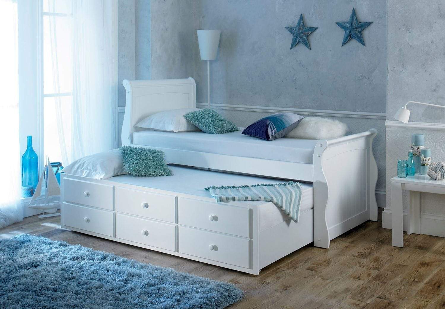 Artisan Bed Company Cabin Bed Captain Bed - White