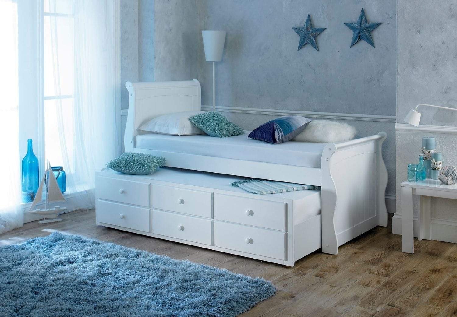 Artisan Bed Company Cabin Bed Captain Bed - White