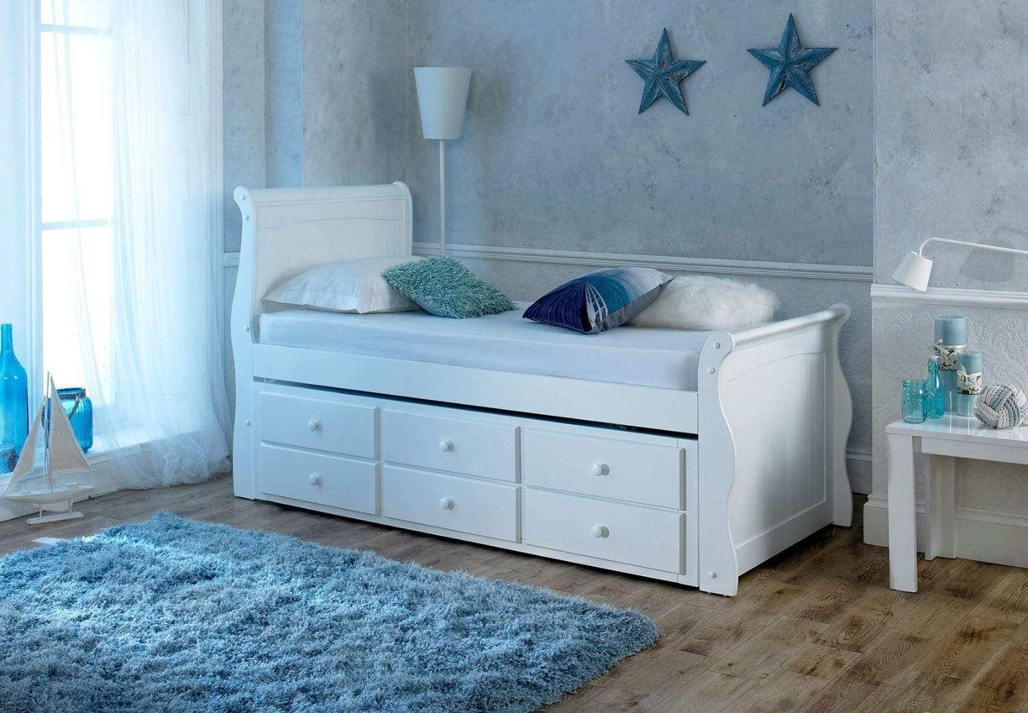 Artisan Bed Company Cabin Bed Captain Bed - White