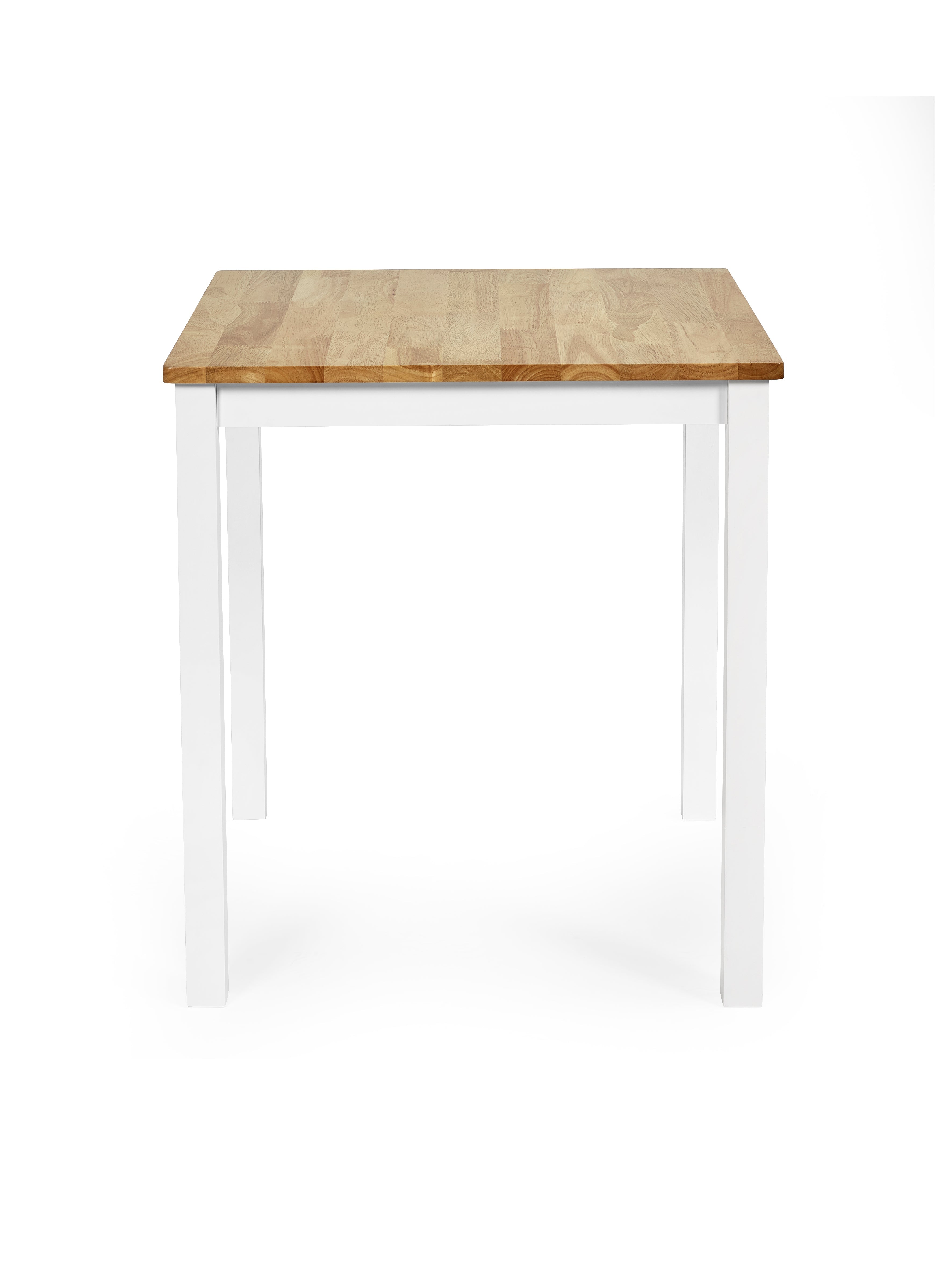 Linwood White and Oak 69cm Square Dining Table