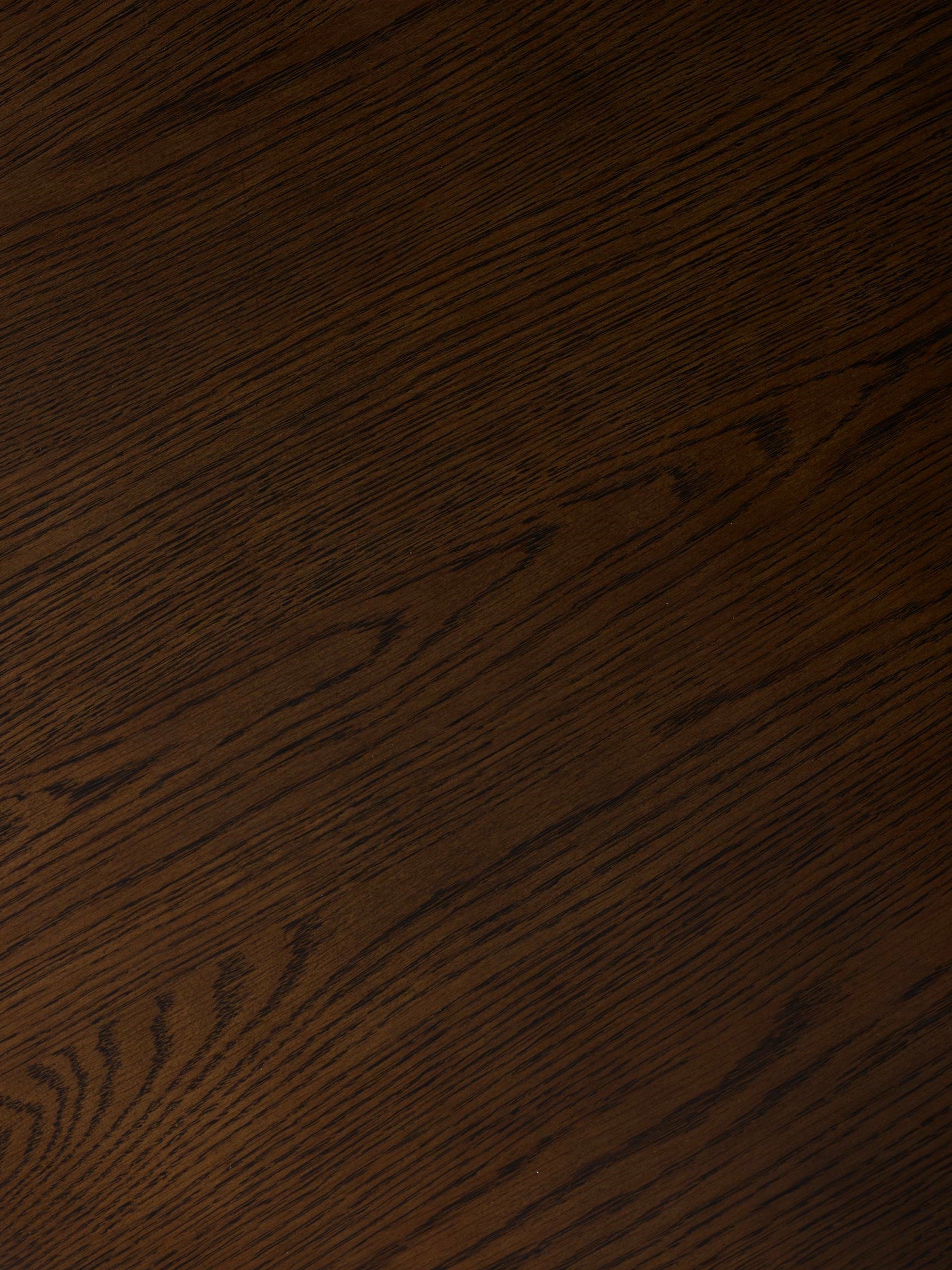 Ollie Dark Oak 80cm Round Coffee Table