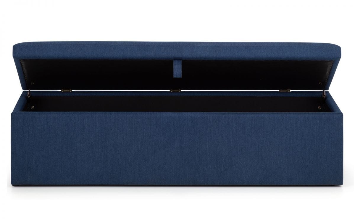 Julian Bowen Blanket Box Sorrento Blanket Box - Blue Bed Kings