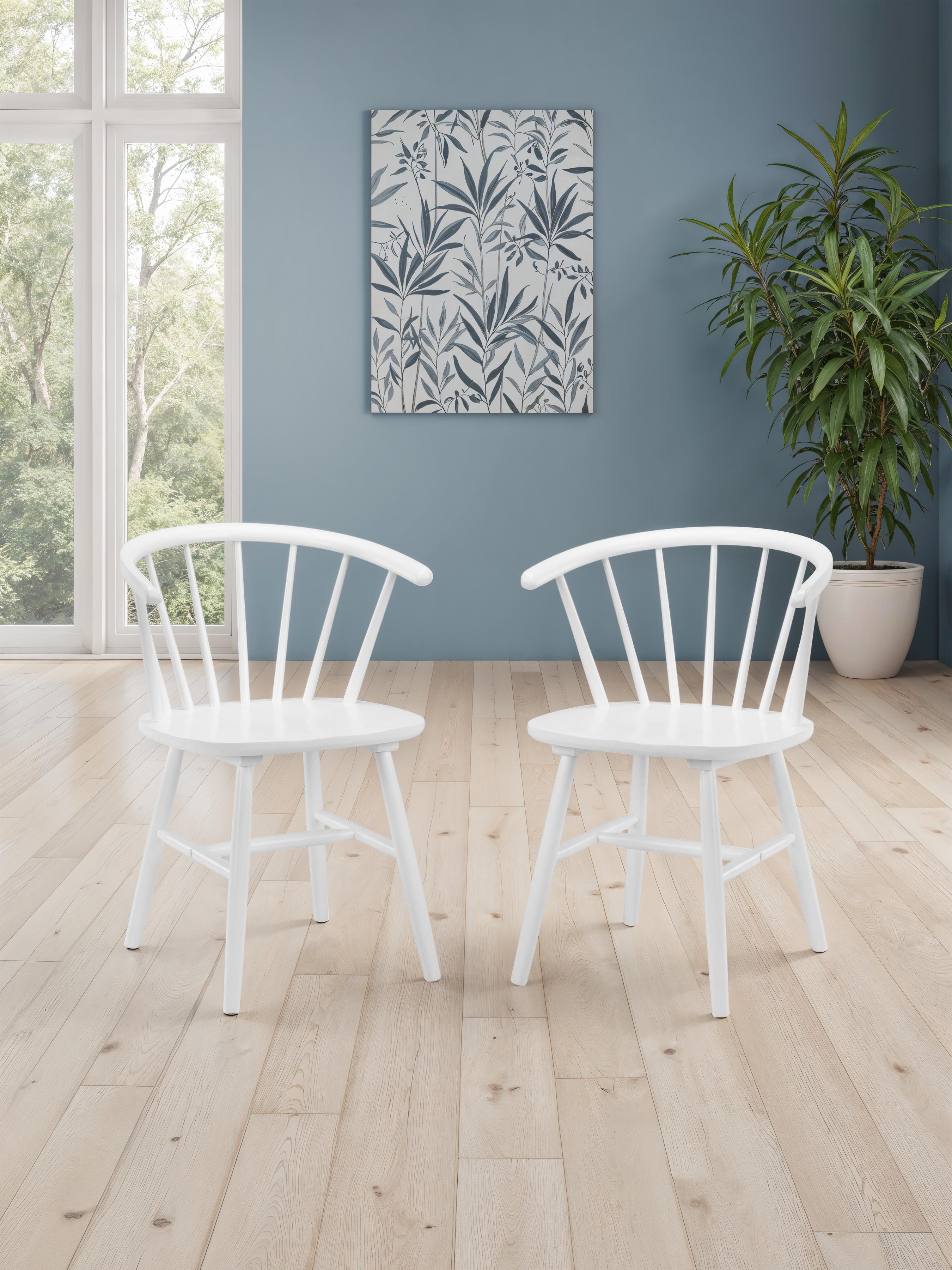 Modena Dining Chairs - White (Set Of 2)