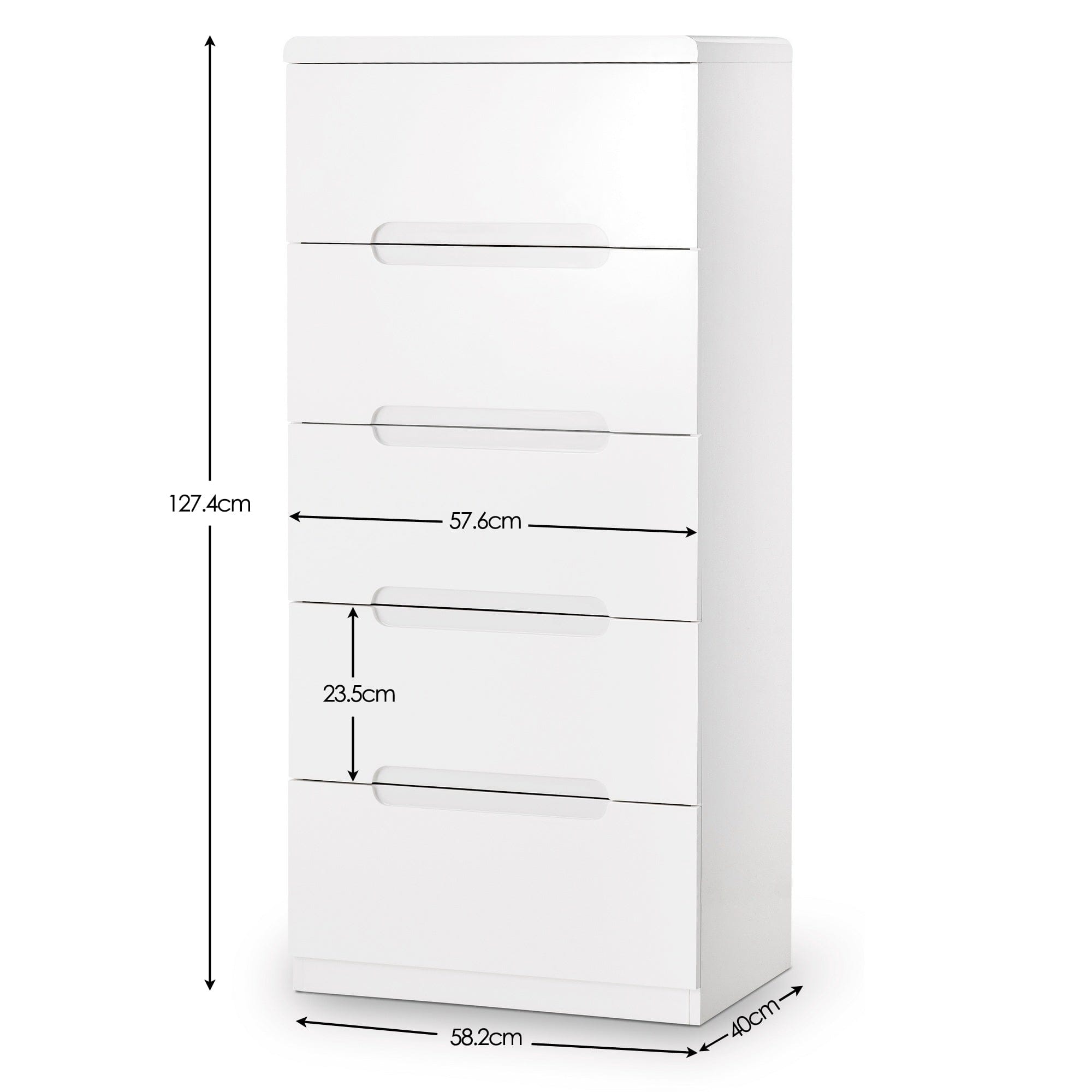 Julian Bowen Chest Of Drawers Manhattan 5 Drawer Narrow Chest Bed Kings