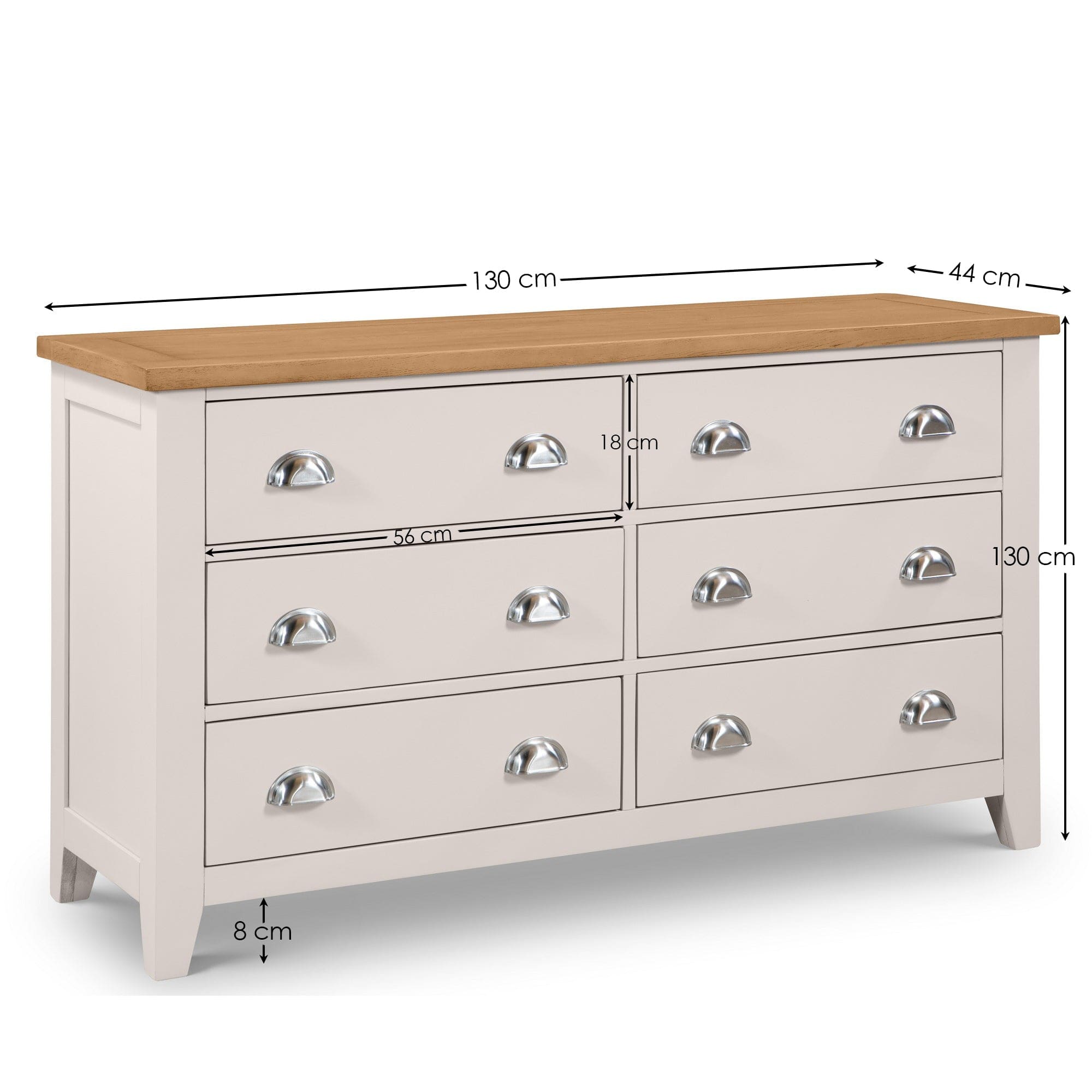 Julian Bowen Chest Of Drawers Richmond 6 Drawer Wide Chest Bed Kings