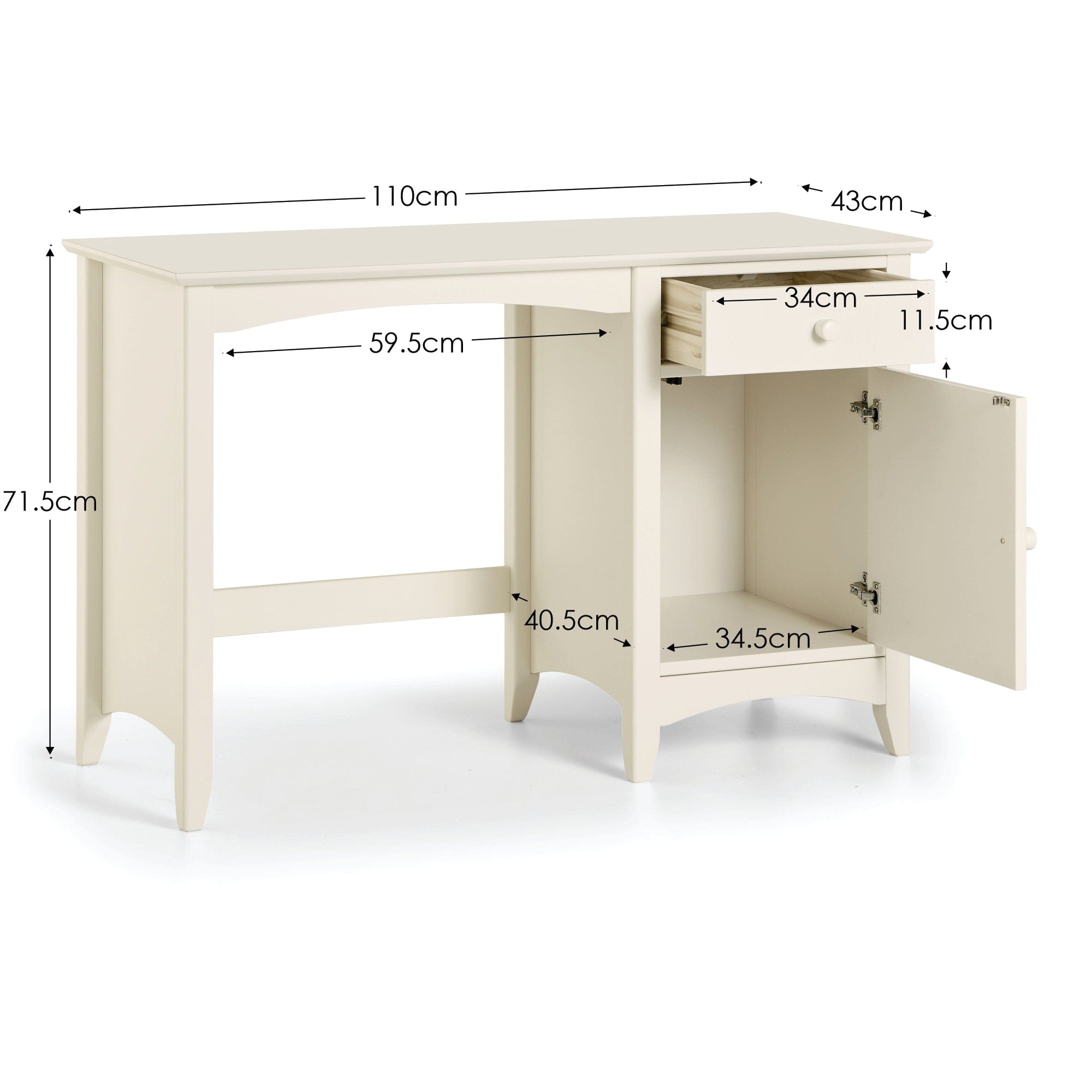 Julian Bowen Desk Cameo Desk Bed Kings