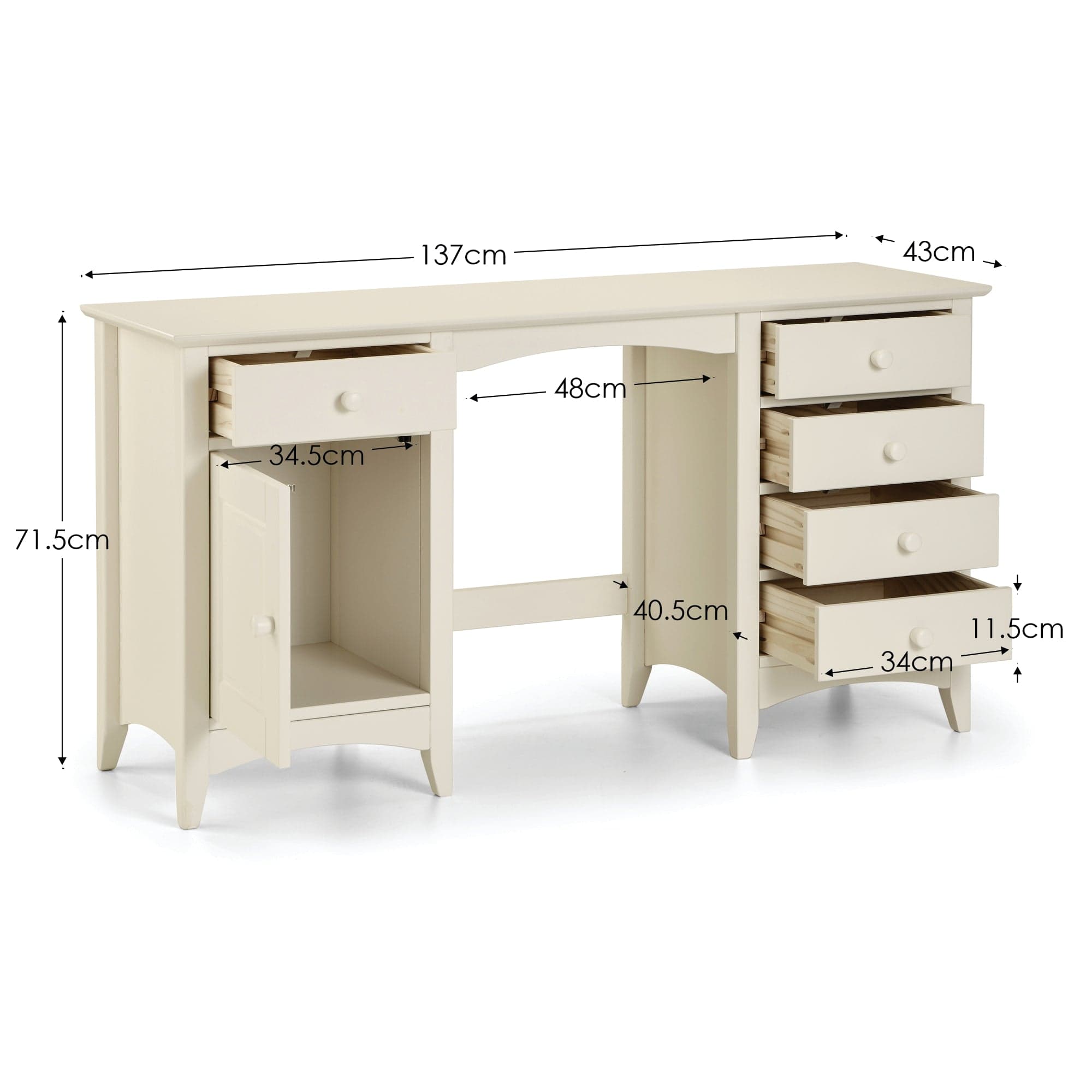 Julian Bowen Desk Cameo Desk Bed Kings