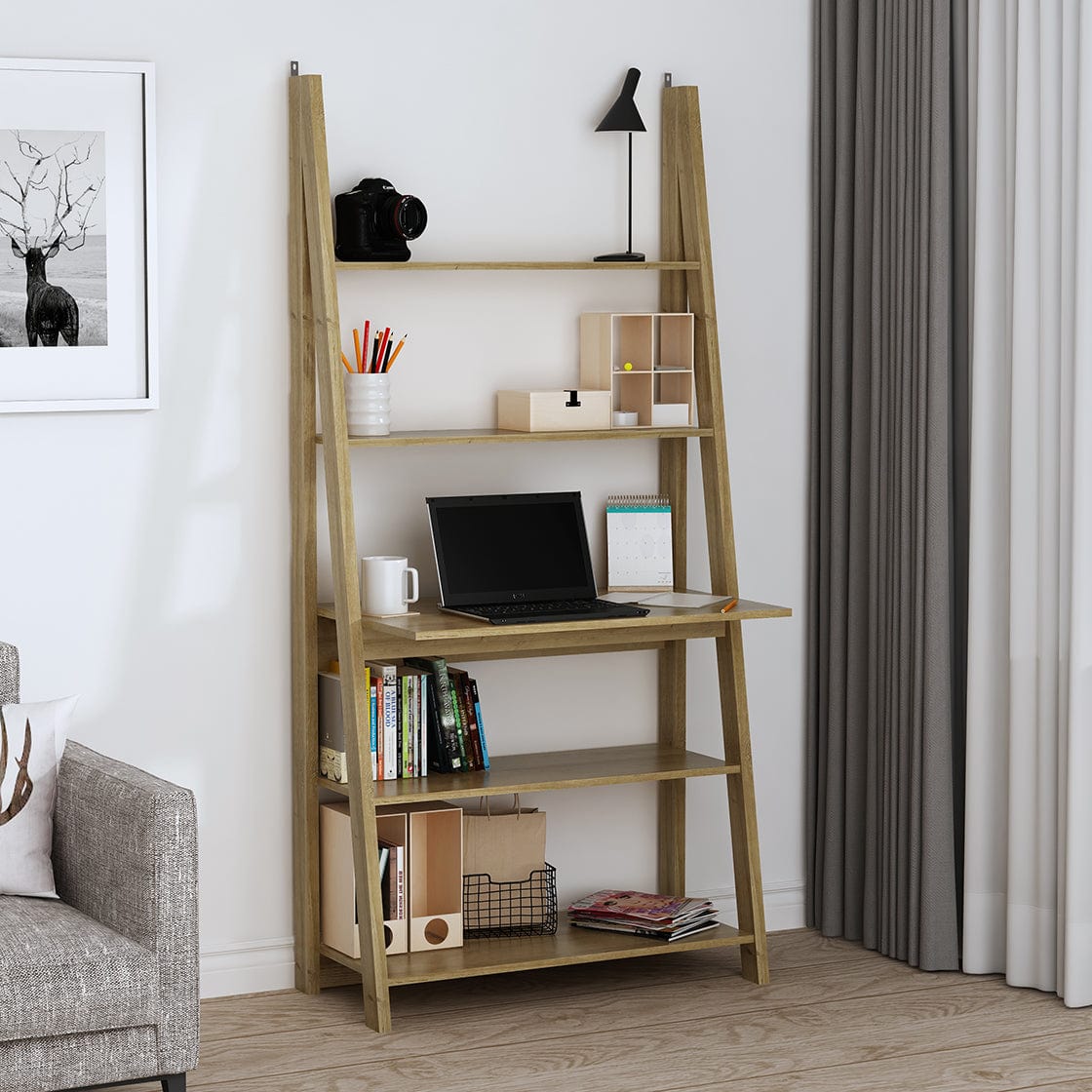 LPD Desk Tiva Ladder Desk Oak Bed Kings