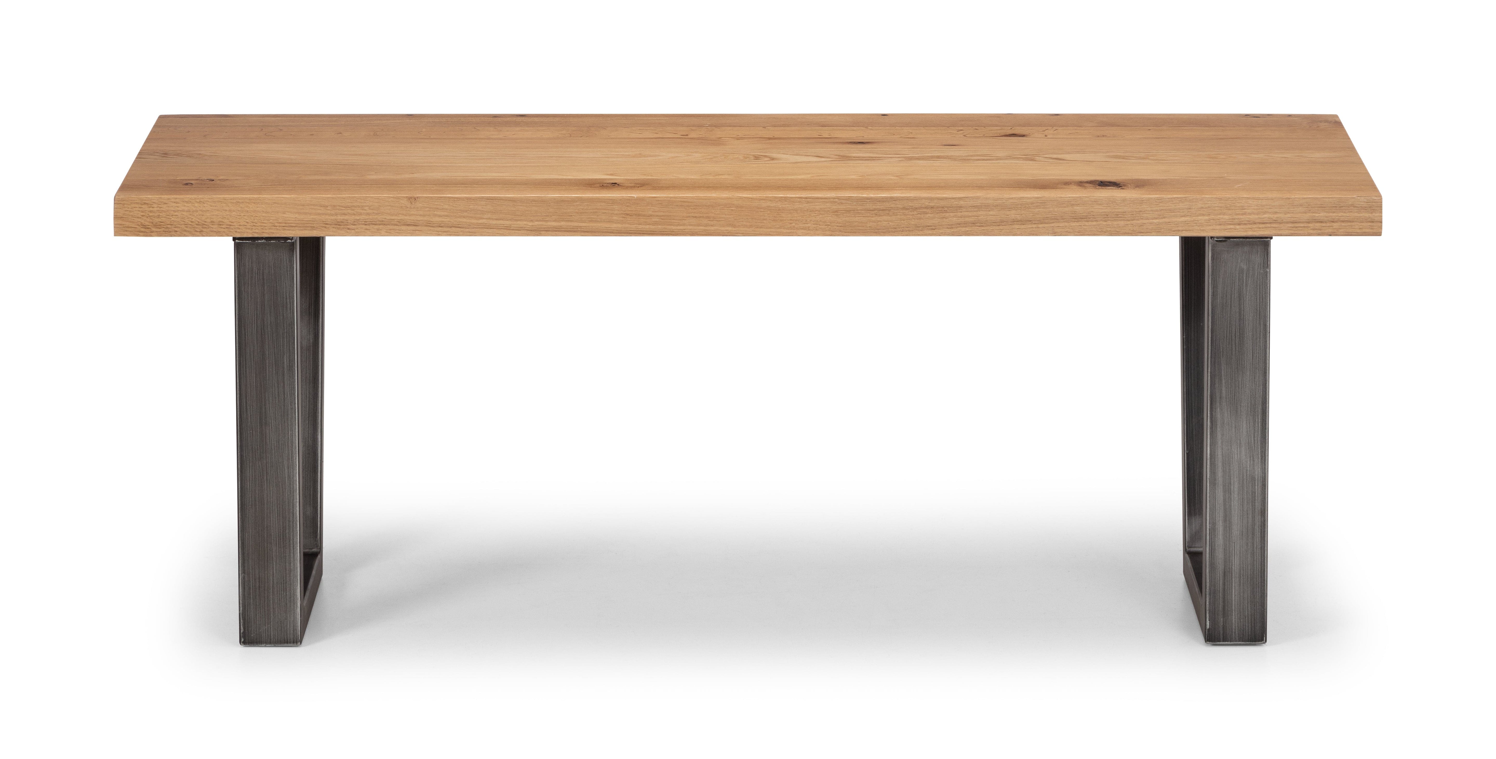 Julian Bowen Dining Bench Brooklyn Bench - Oak Bed Kings