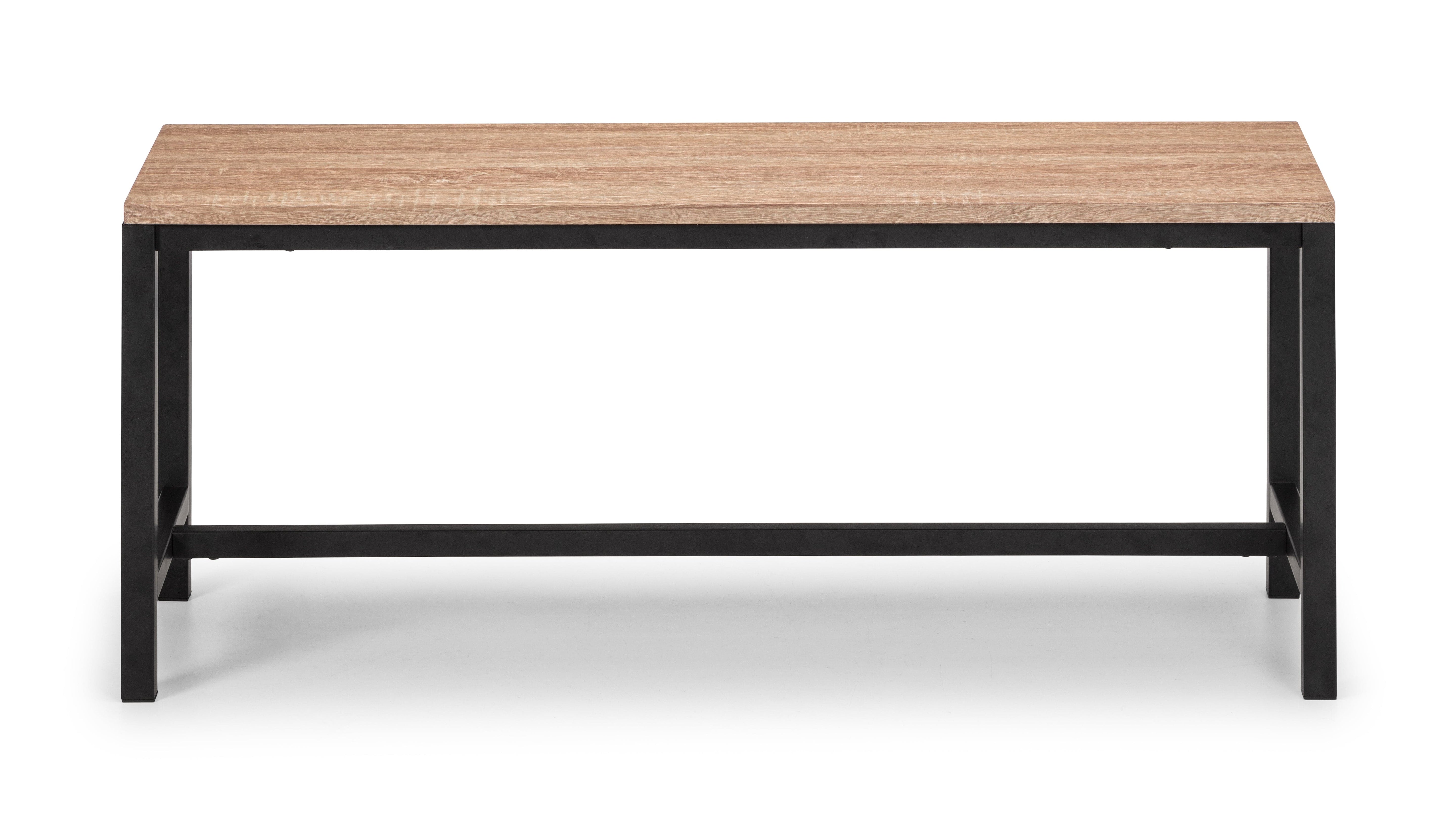 Julian Bowen Dining Bench Tribeca Bench - Sonoma Oak Bed Kings