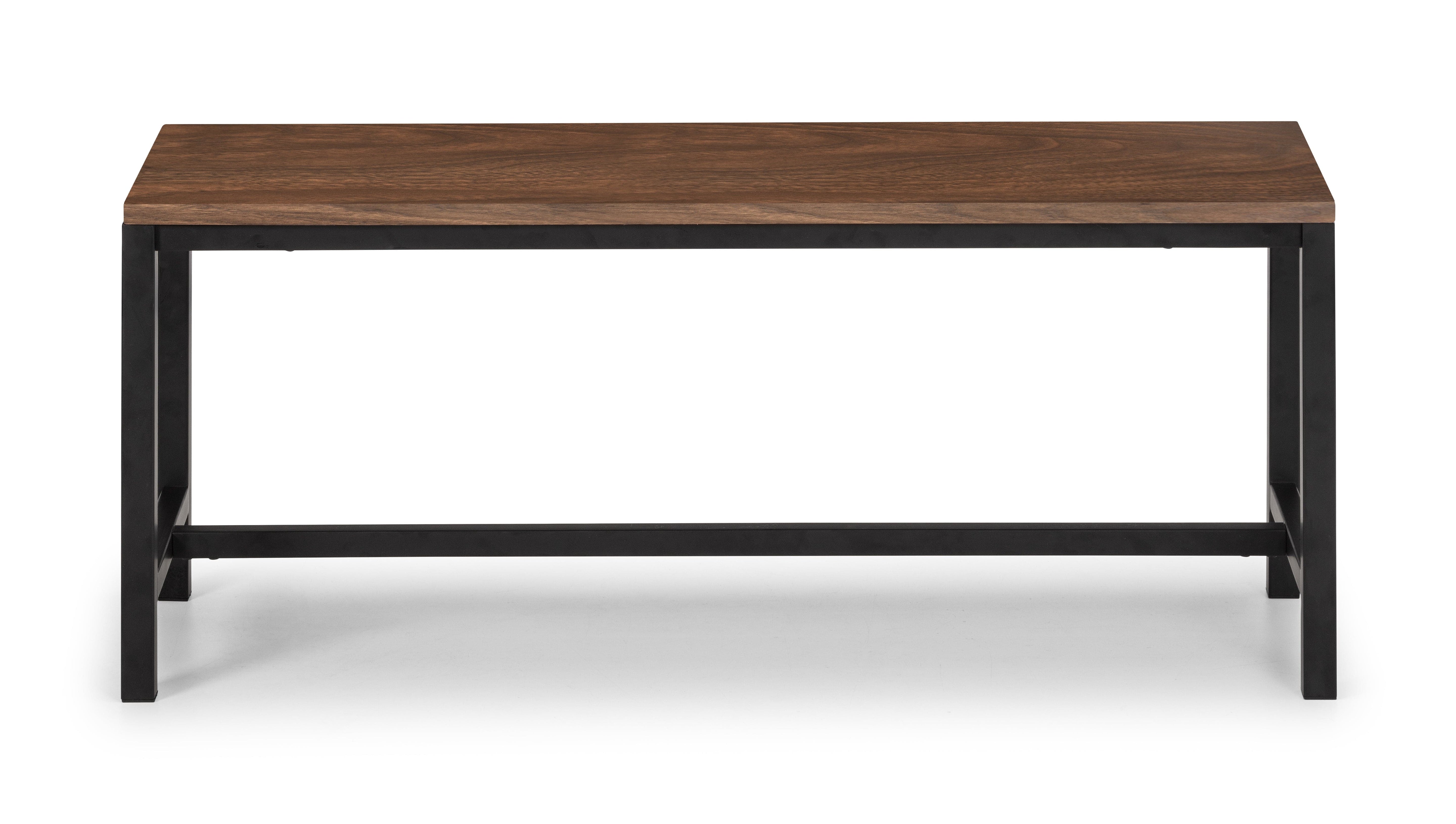 Julian Bowen Dining Bench Tribeca Bench - Walnut Bed Kings