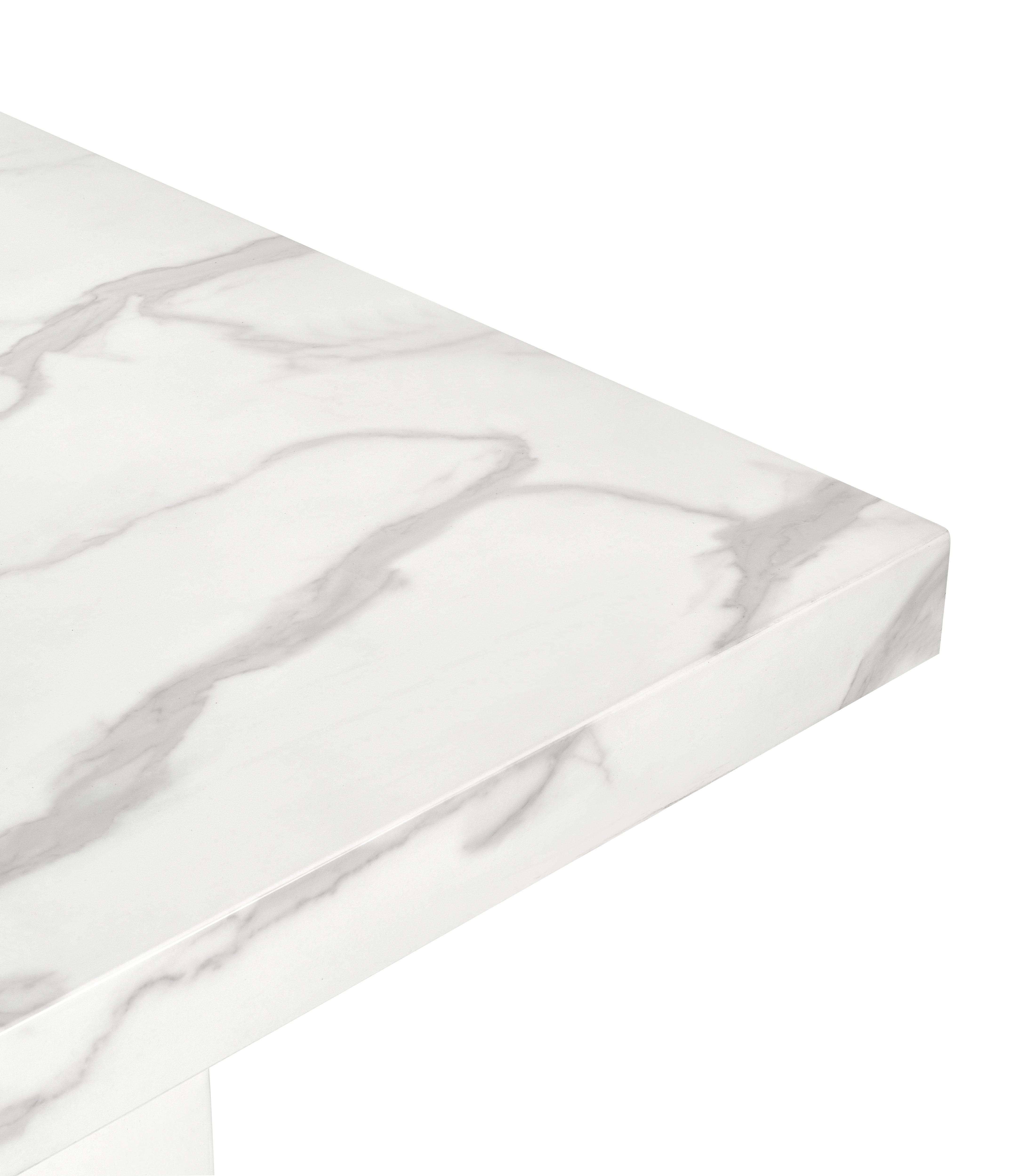 Julian Bowen Dining Table Rome Dining Table - White Bed Kings