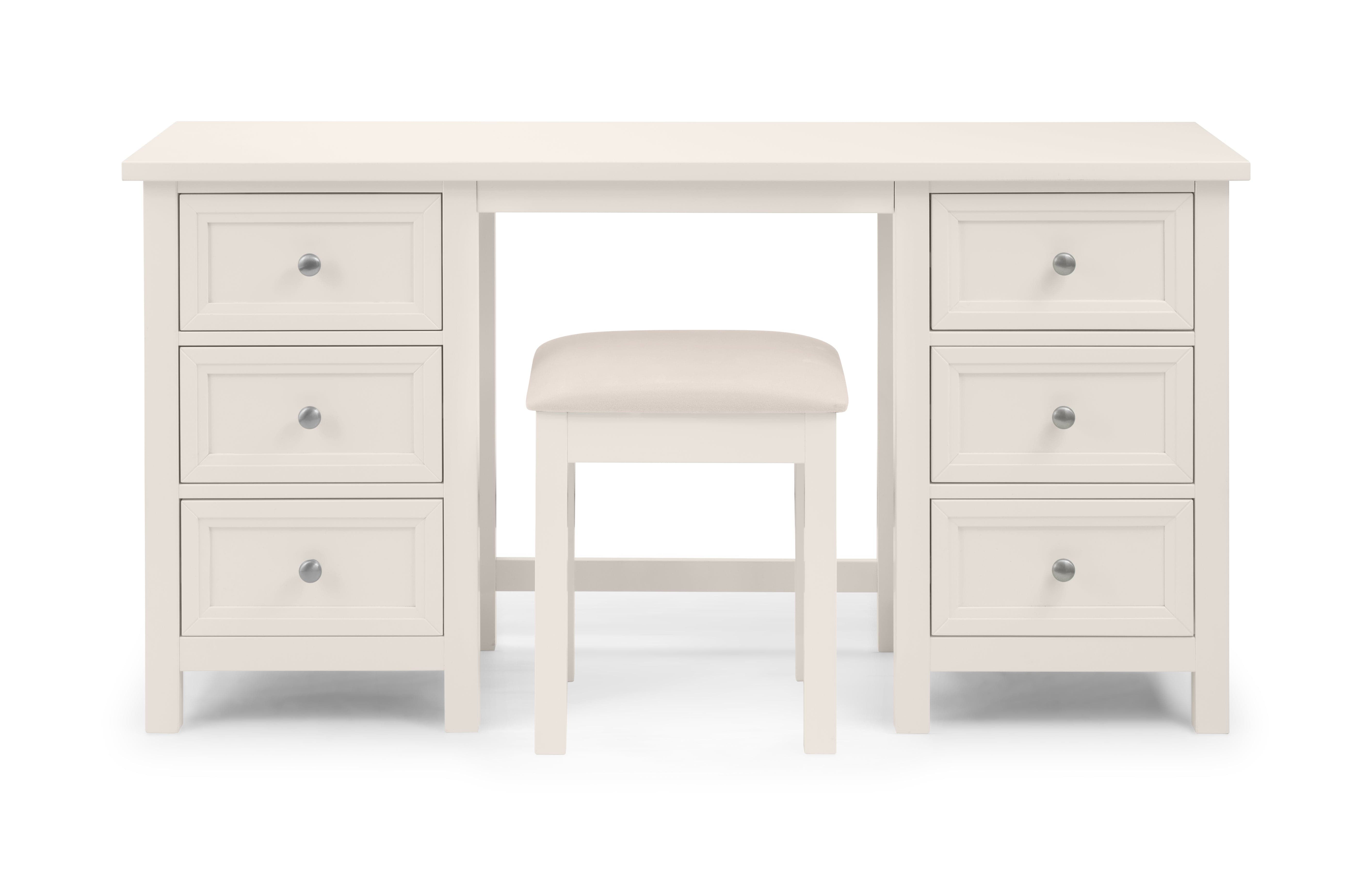 Julian Bowen Dressing Table Maine Dressing Table - Surf White Bed Kings