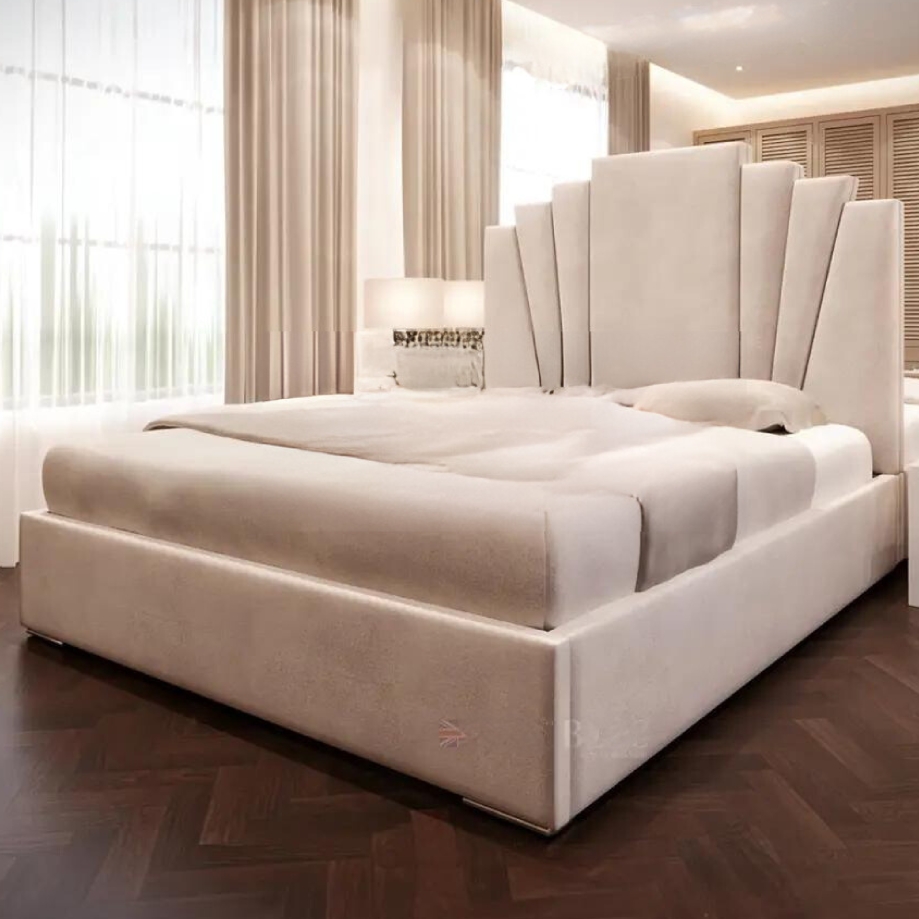 Bed Kings Fabric Bed Bovey Luxury Bed Bed Kings