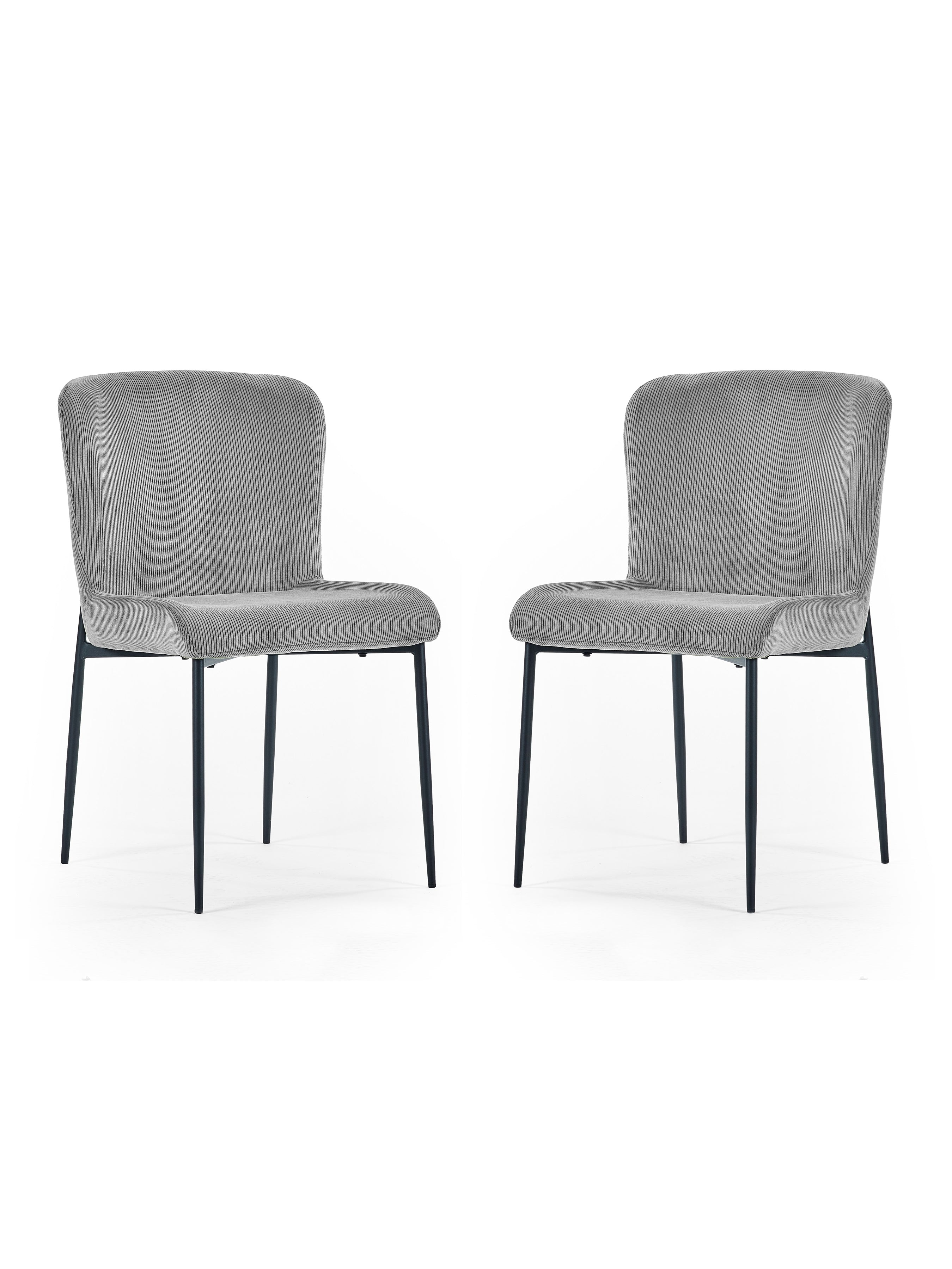Leonie Dining Chairs - Grey (Set of 2)