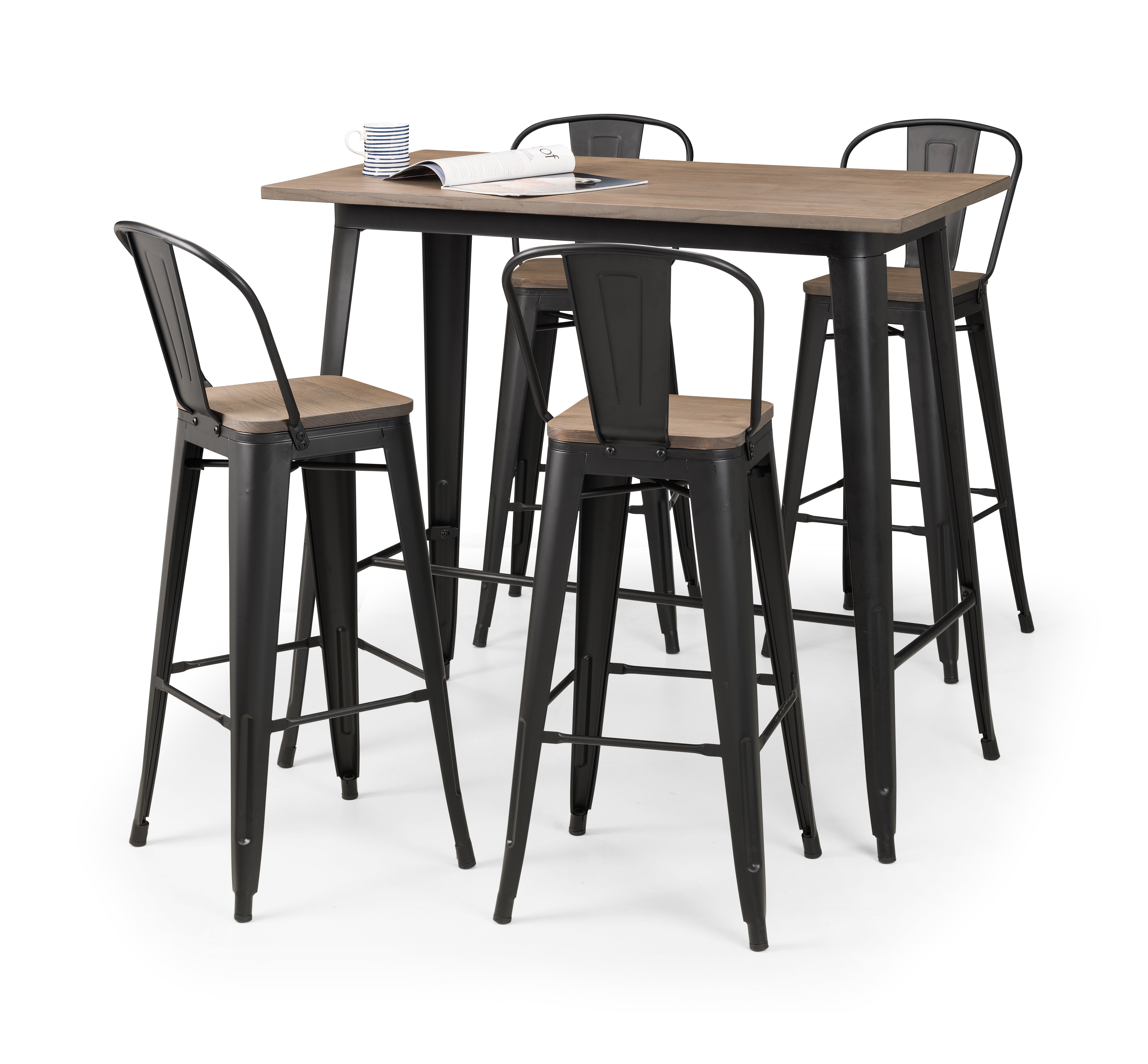 Grafton Metal Bar Stools (Set Of 2)