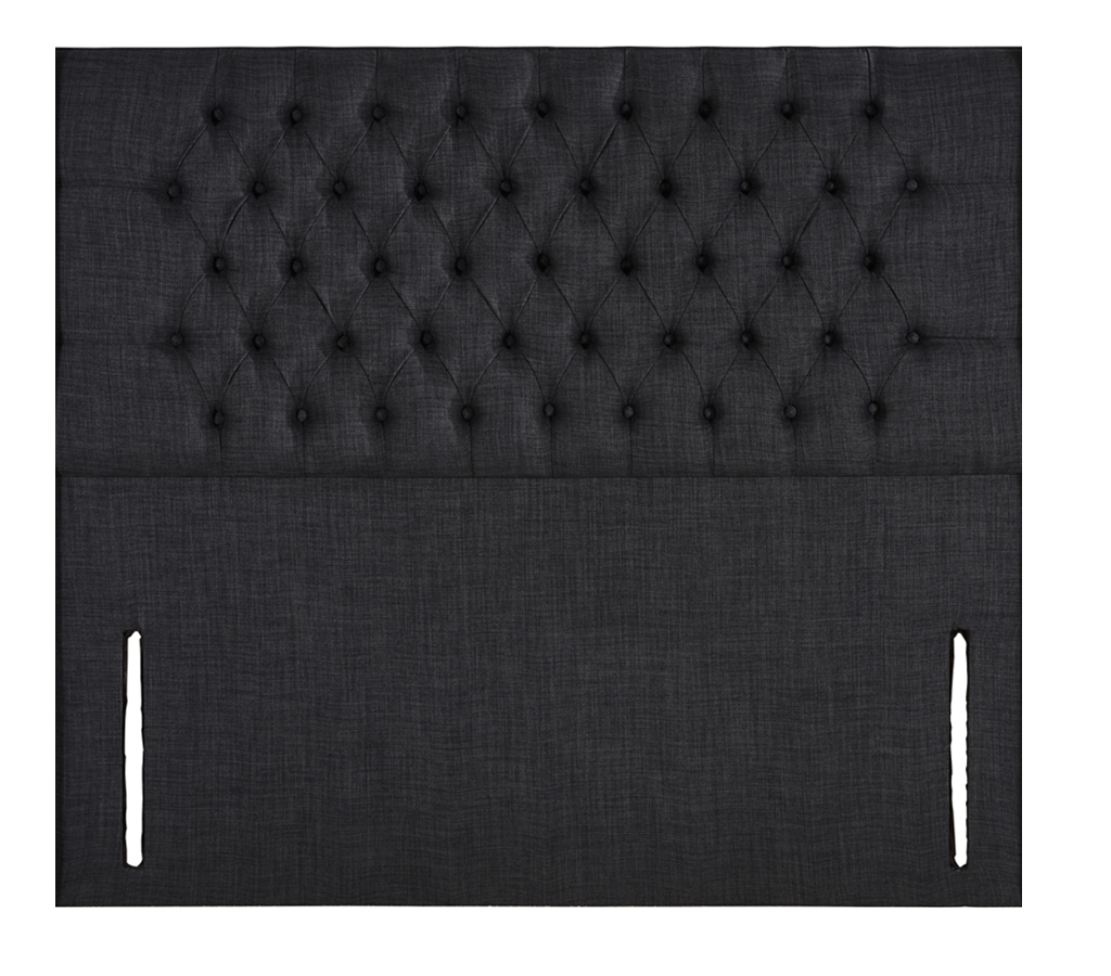 Bed Kings Headboard Stocksbridge Fabric Headboard - Customise Colour & Fabric Bed Kings