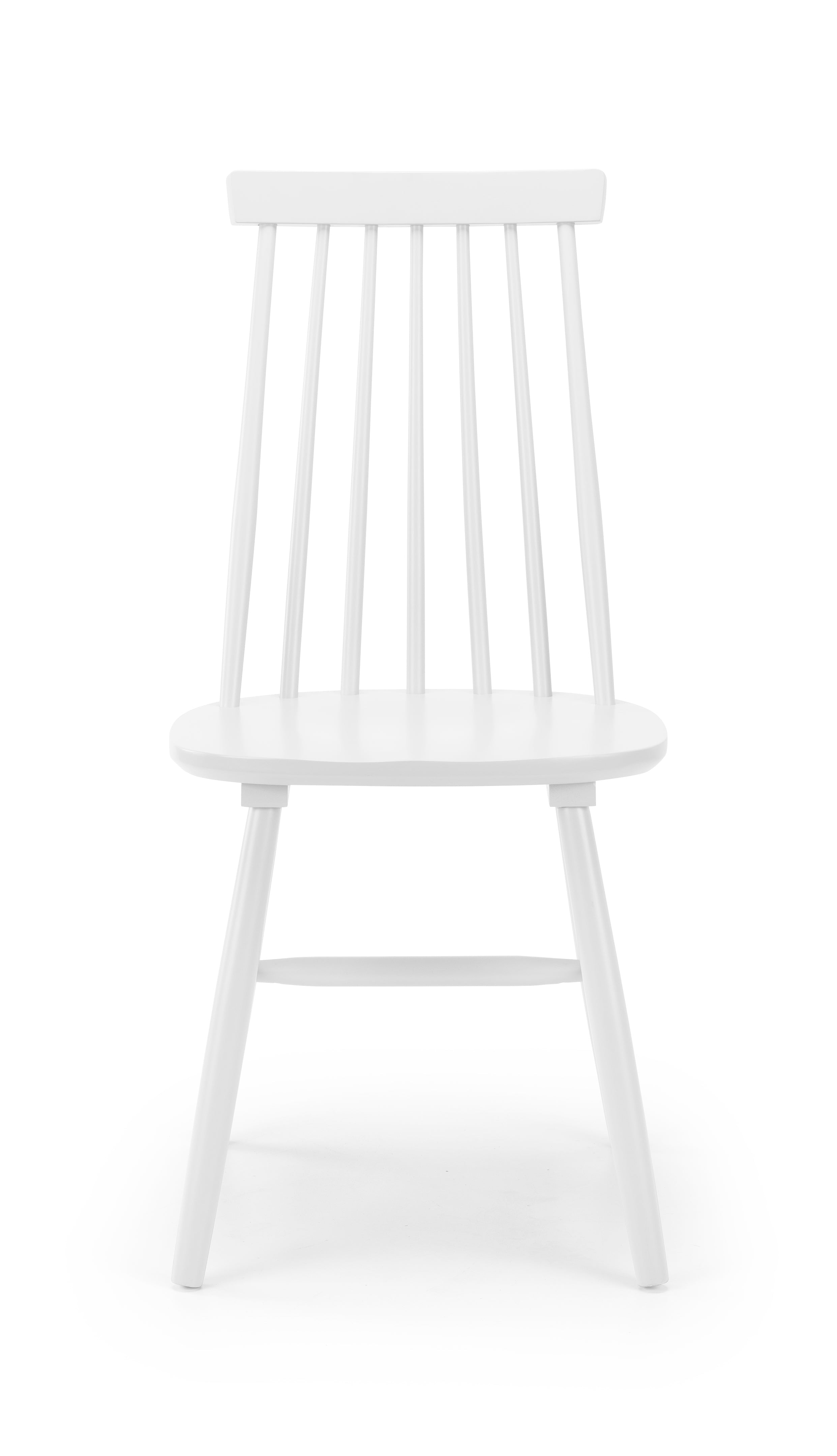Alassio Spindle Back Dining Chairs - White (Set Of 2)