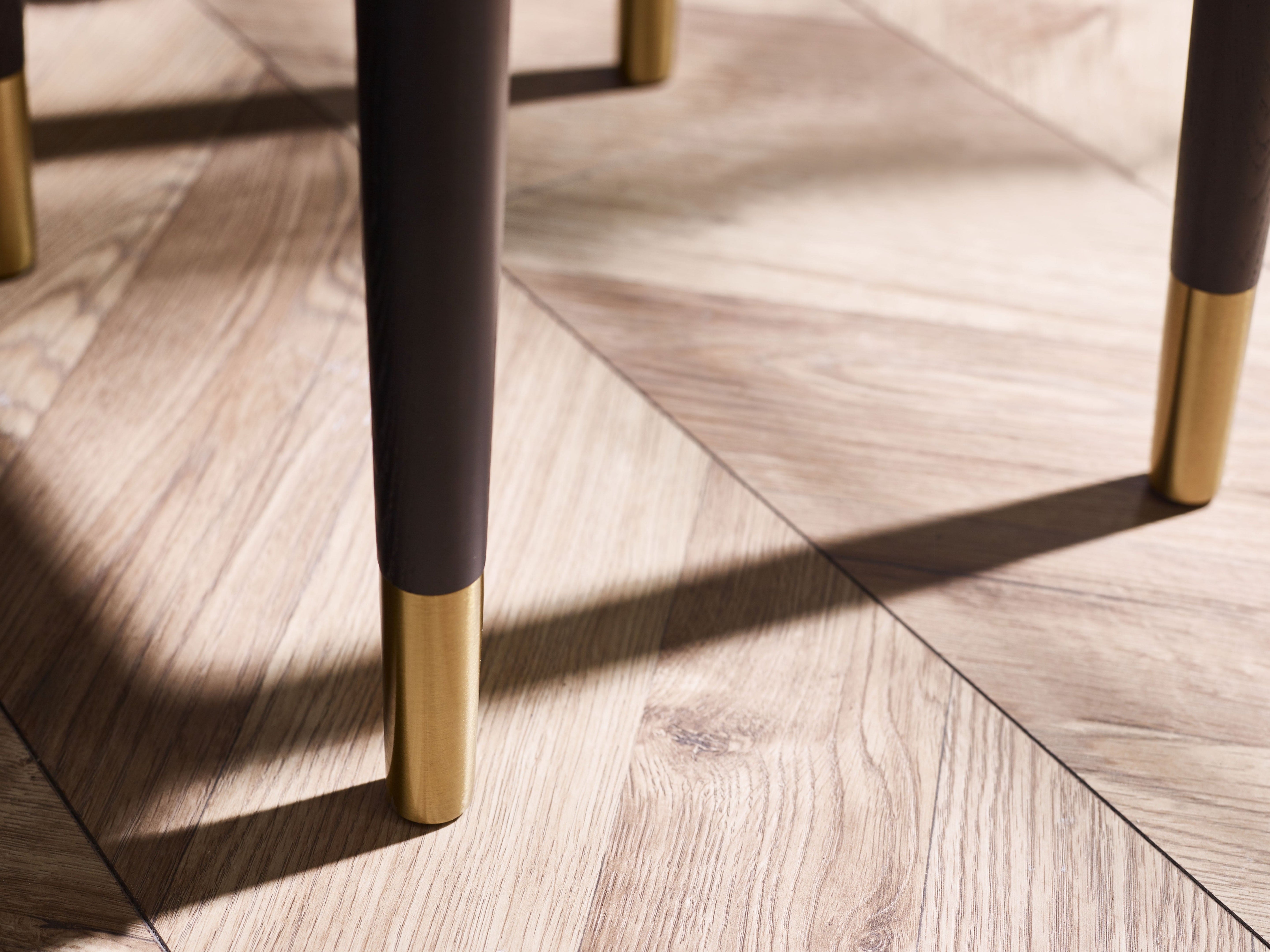 Julian Bowen Lamp Table Louis Fluted Stone Top Lamp Table With Drawer - Black Bed Kings