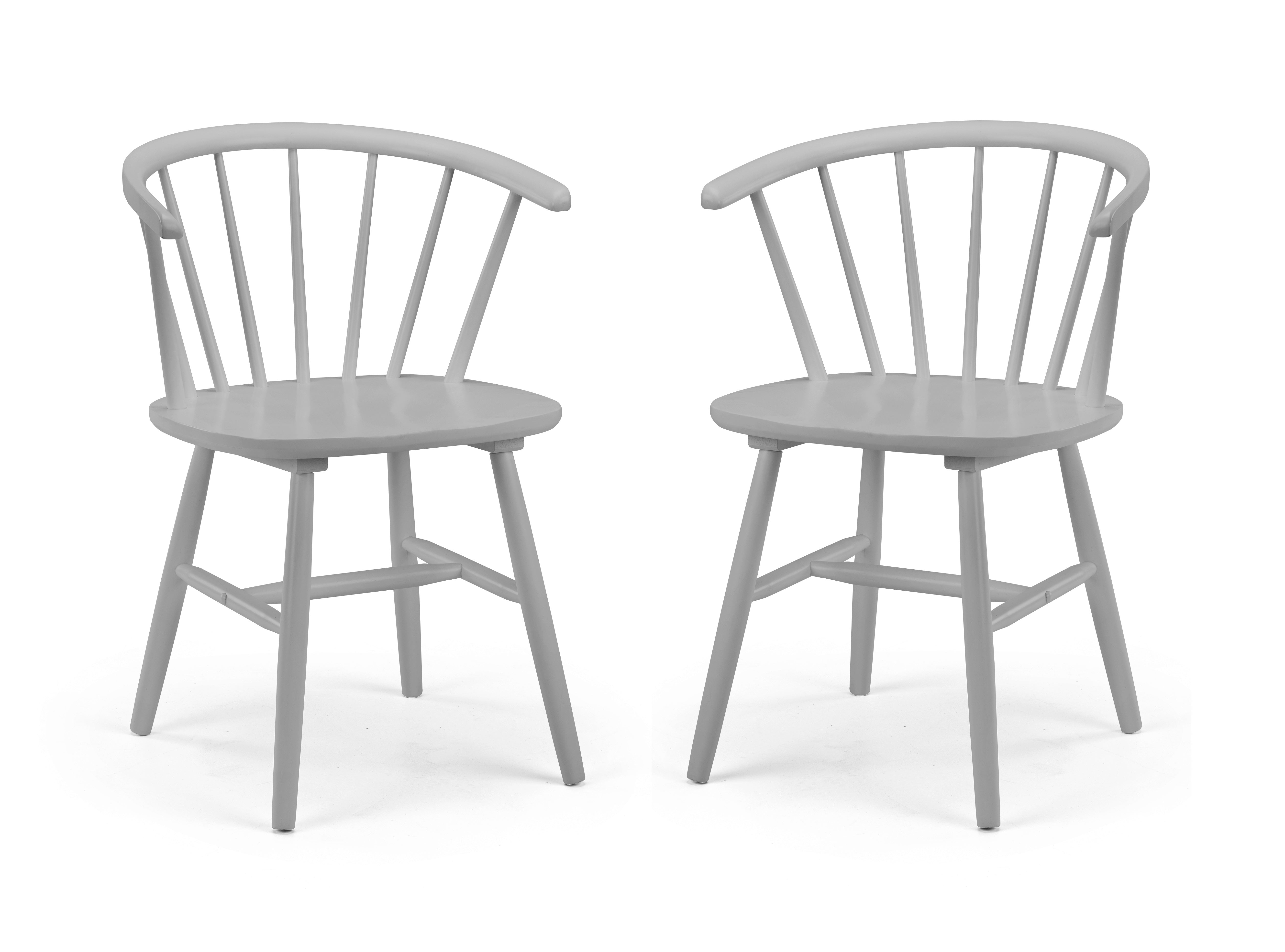 Modena Dining Chairs - Grey (Set Of 2)