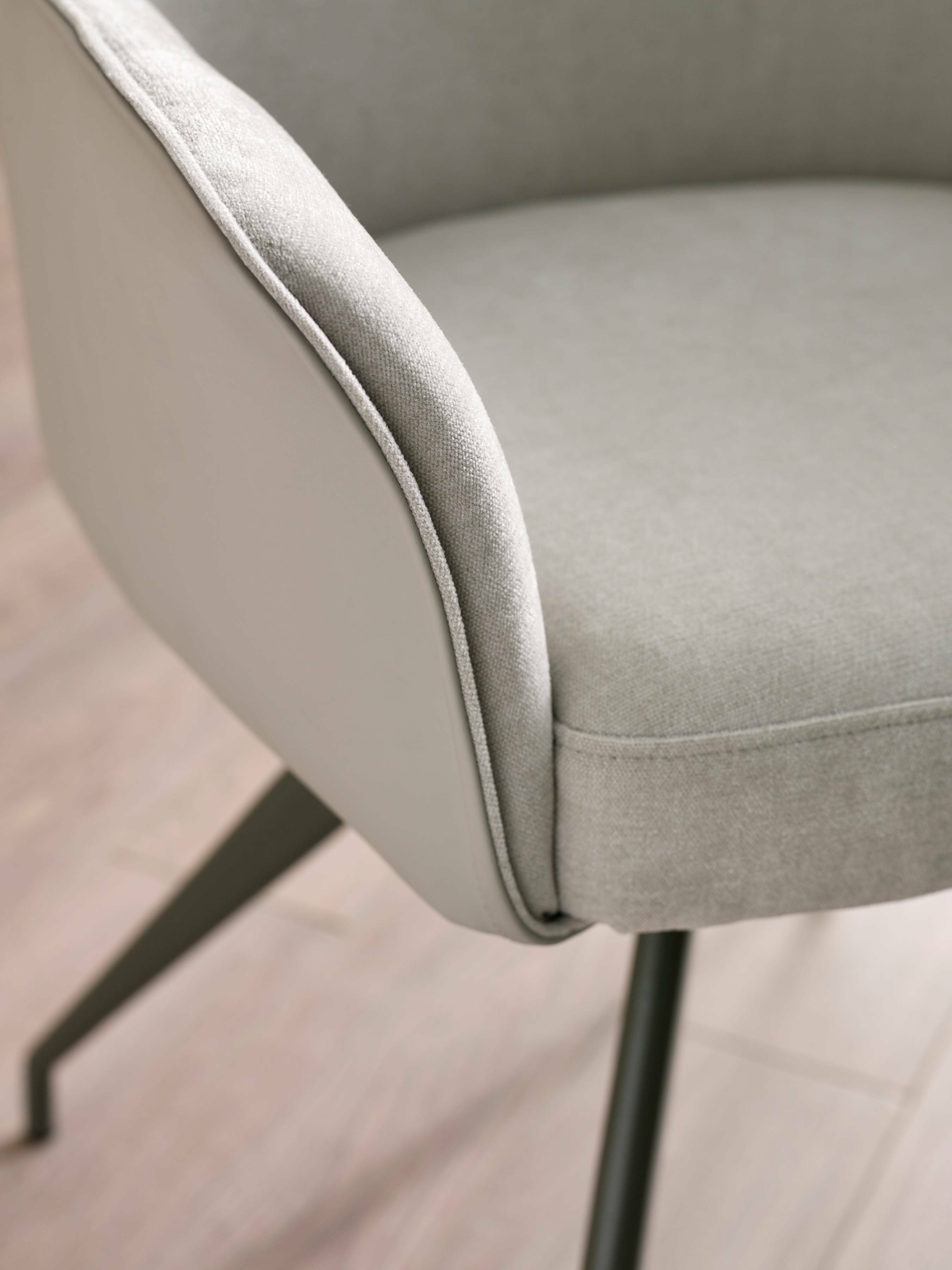 Noah Ivory Fabric Dining Chair
