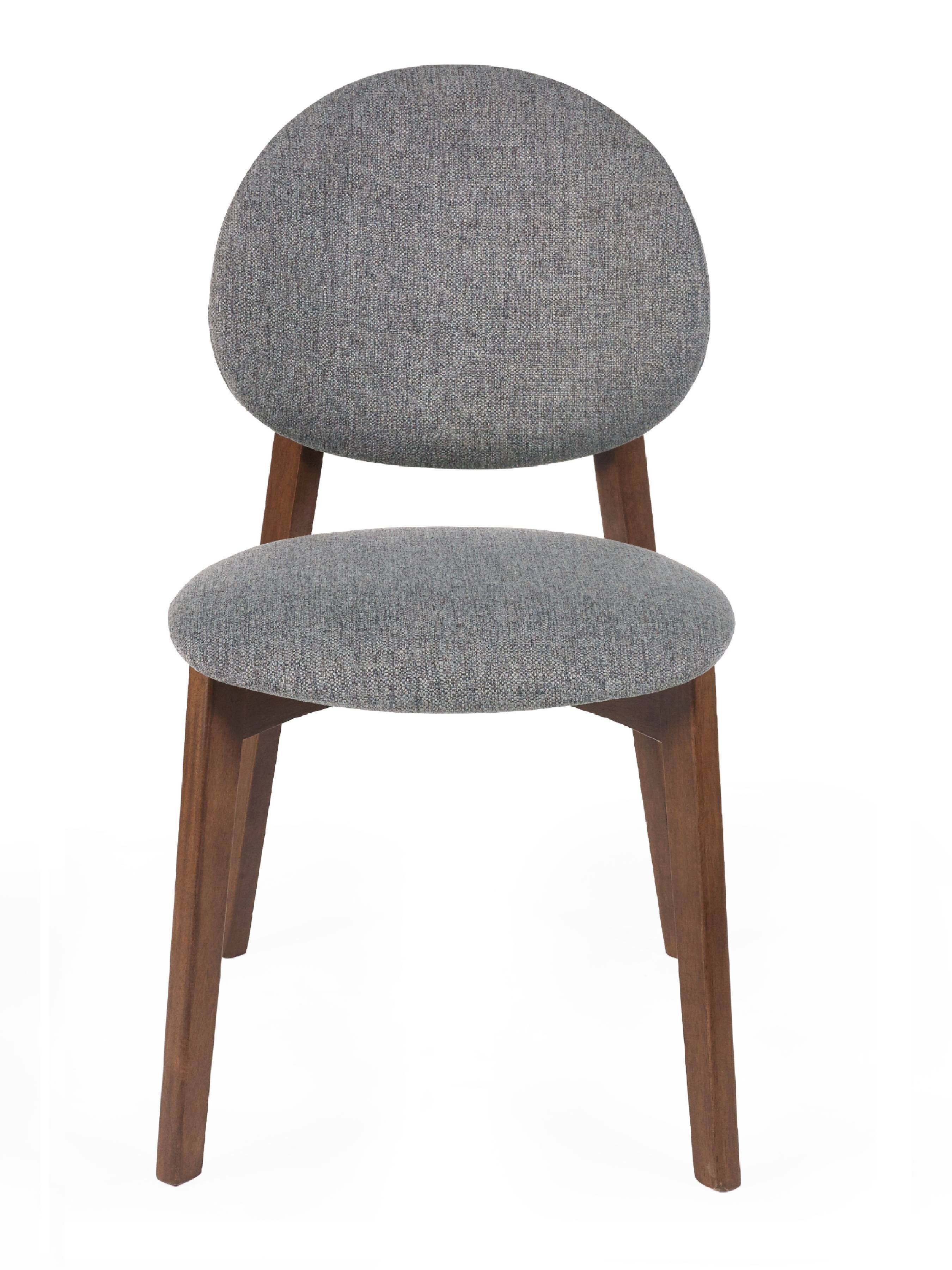 Artemis Walnut and Grey Dining Chairs (Set of 2)