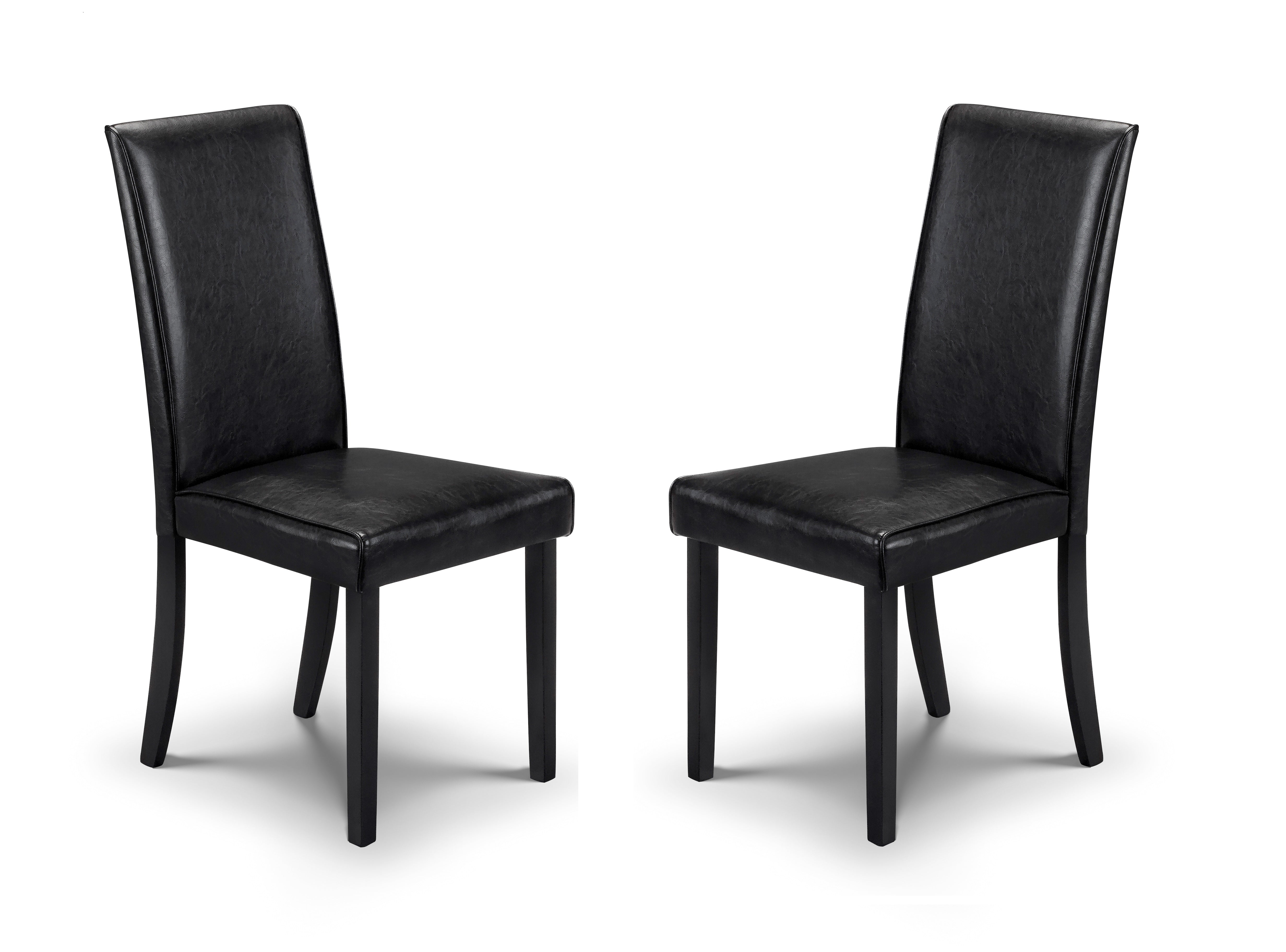 Hudson Black Dining Chairs (Set Of 2)